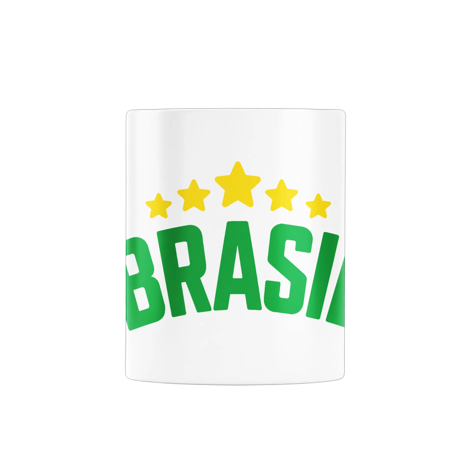 Caneca Estampa Tipográfica Brasil com Estrelas 325ml de DIEGO DITRIX — imagem 3 de 4