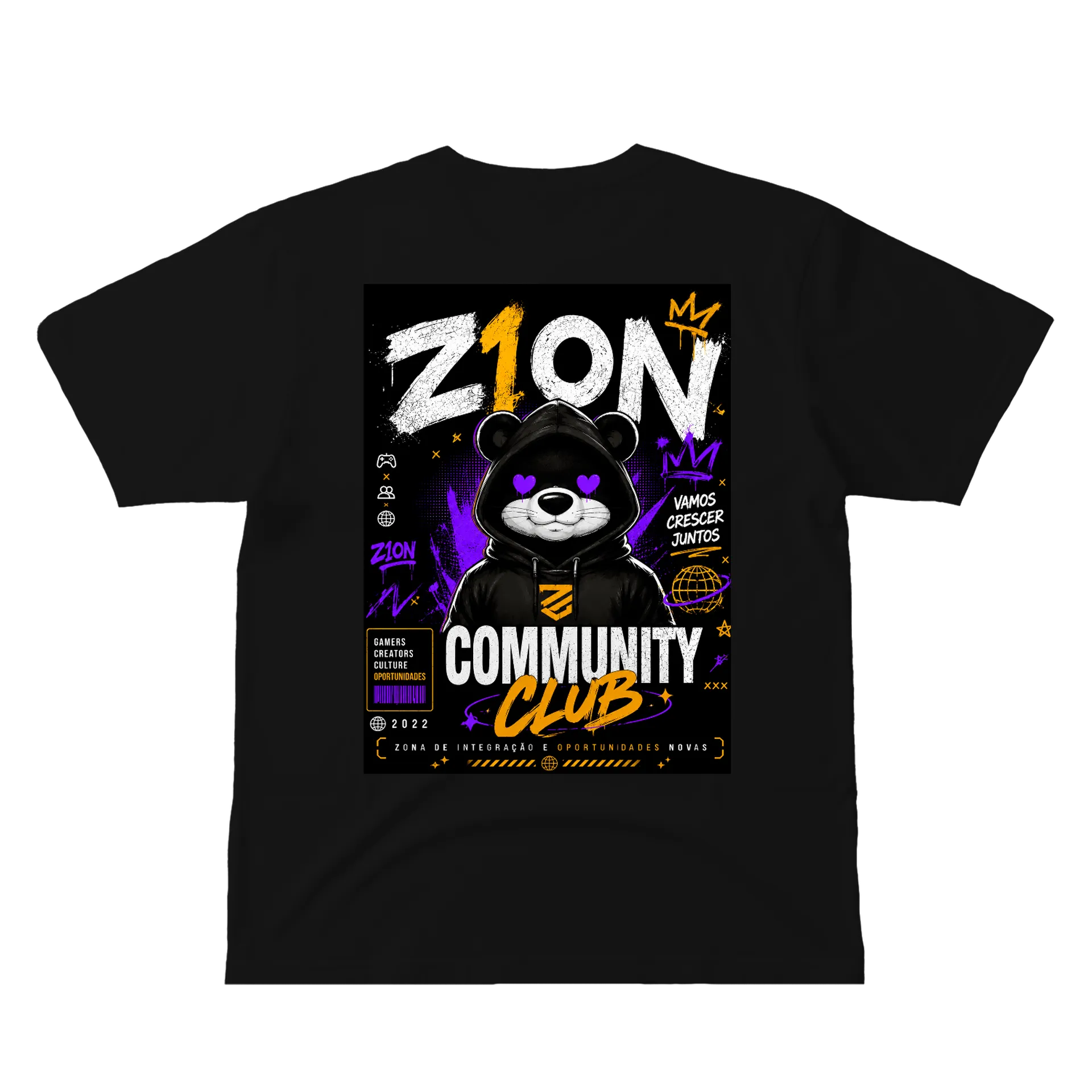 Camiseta Urso com Capa Z1ON 100% Algodão de Z1ON