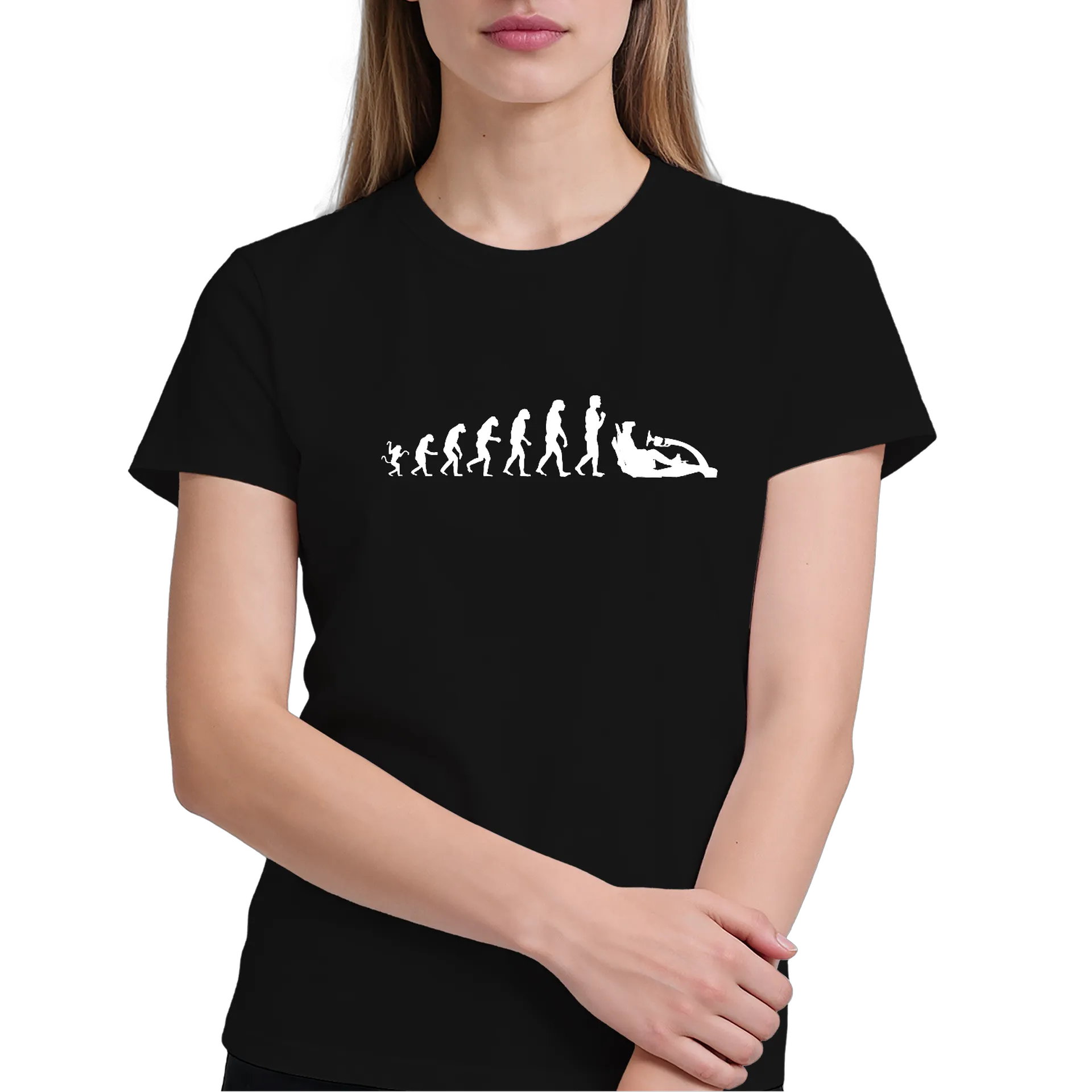 Camiseta Unissex Cores Escuras - Evolução Sim Racer - Imagem 4