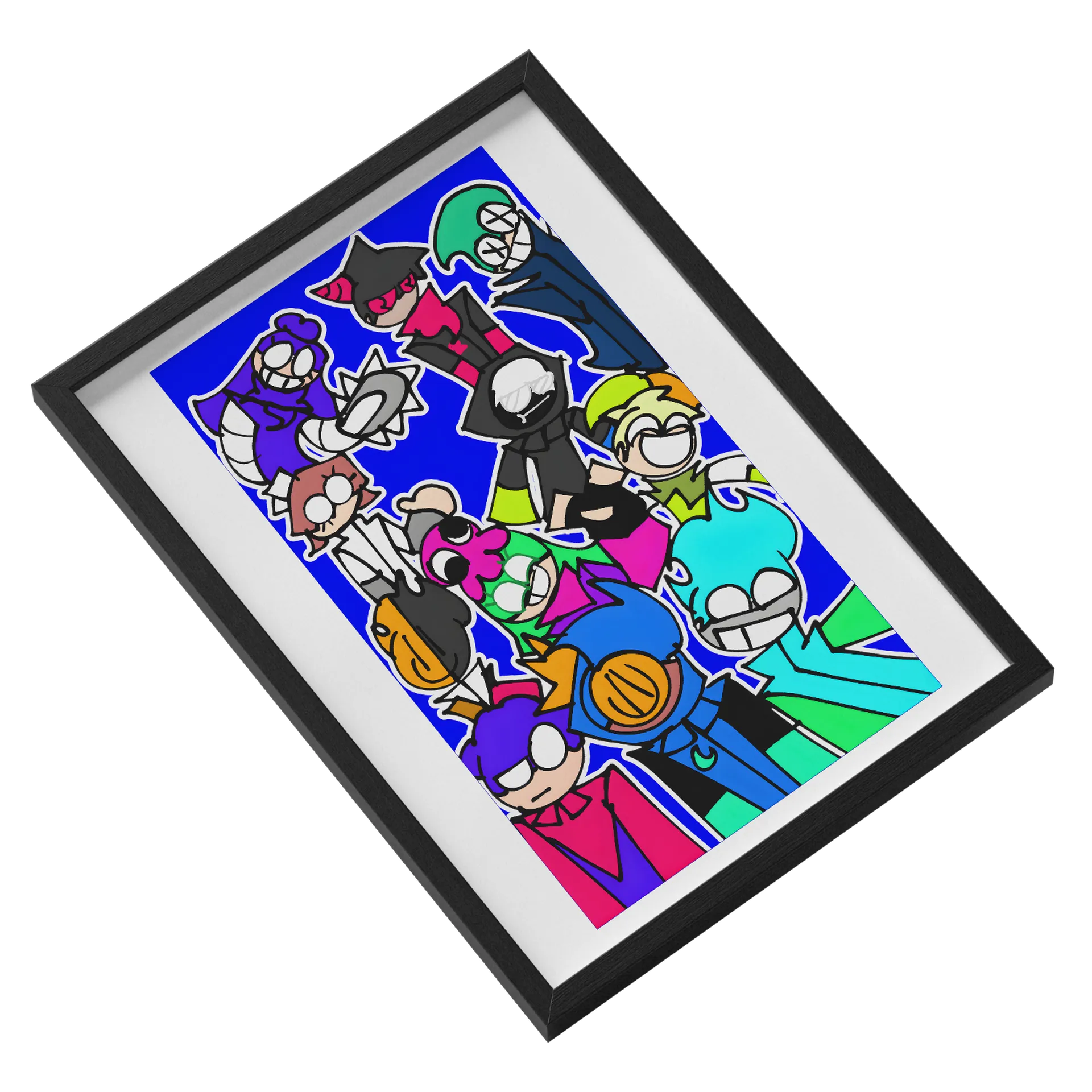 Quadro Estampa Grupos Carismáticos A3 com Vidro MDF e Vidro de XElectronz — imagem 2 de 3