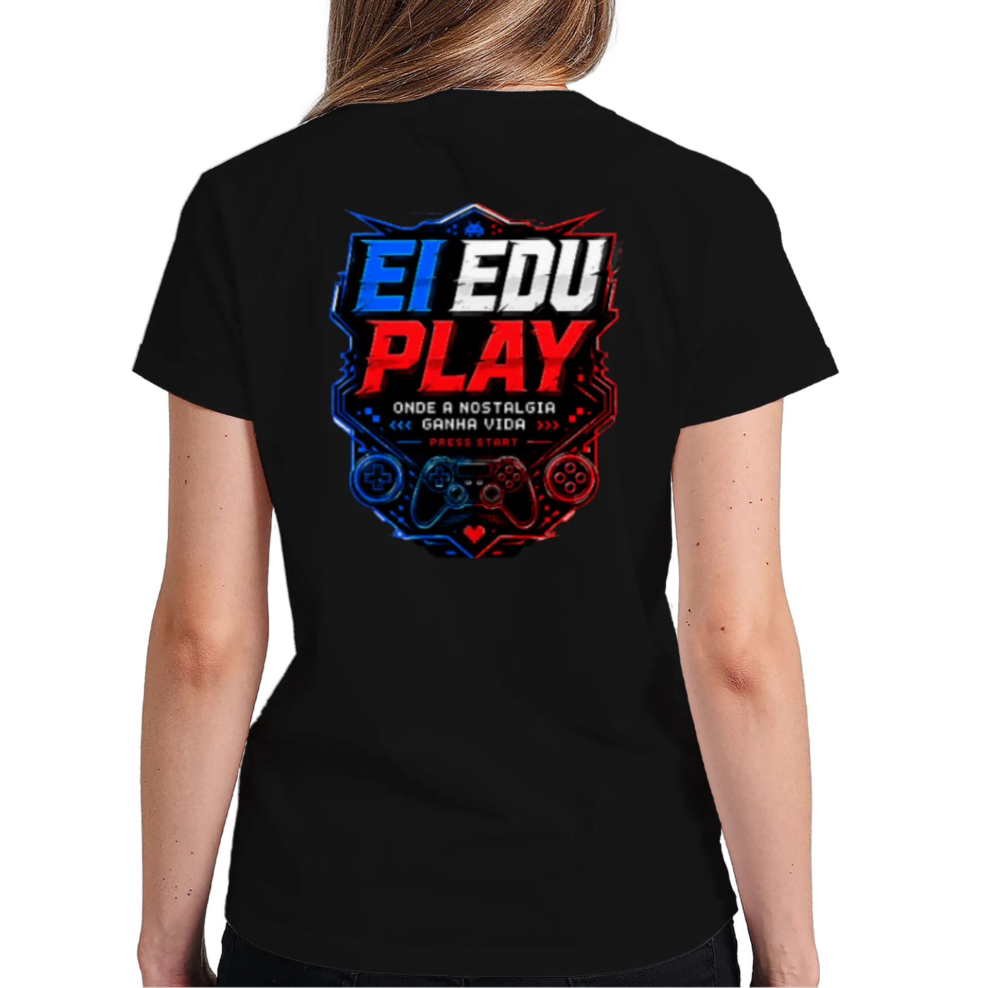 Camiseta Arcade Retrô 100% Algodão - Imagem 6