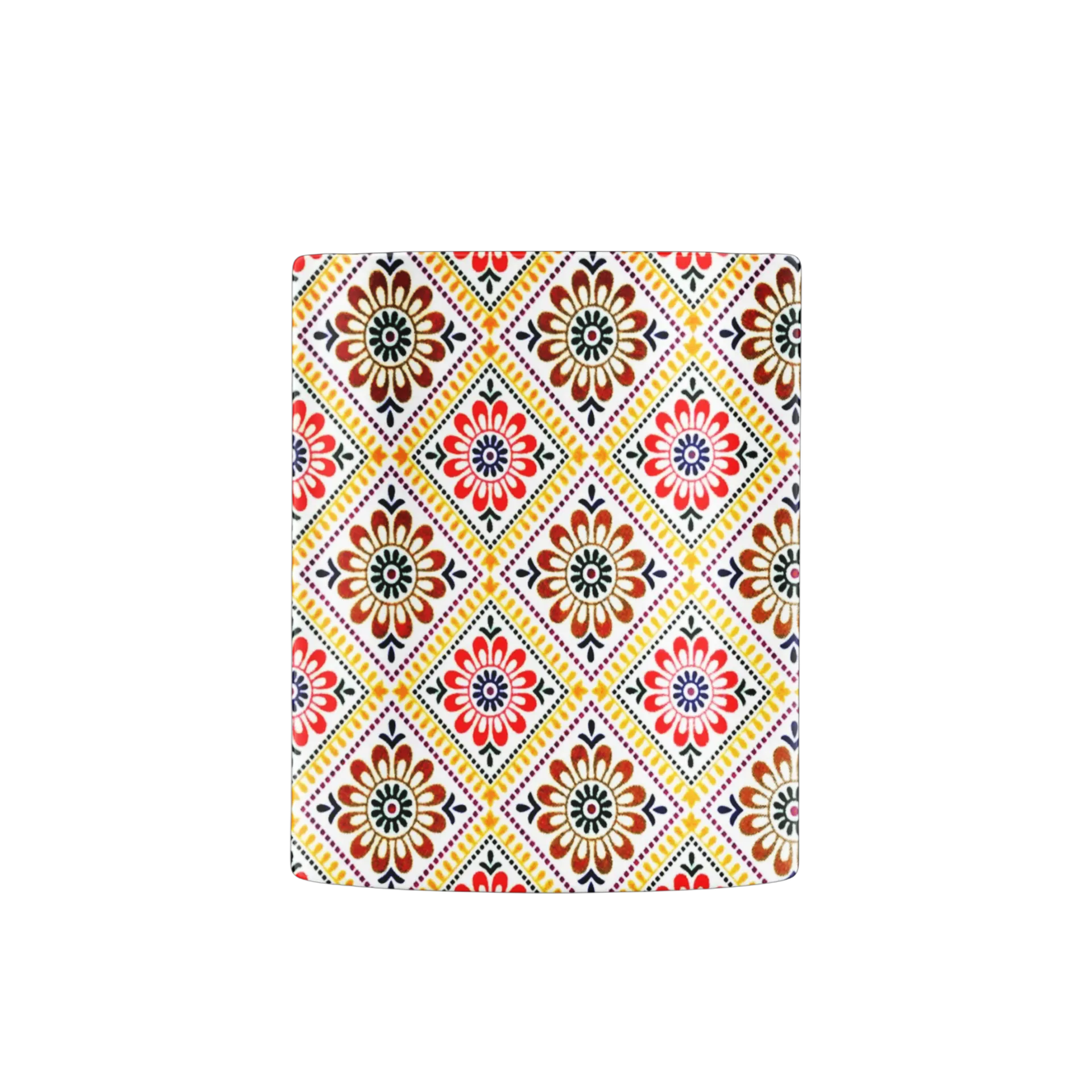 Caneca Porcelana Abstrata Floral Geométrico 325ml - Imagem 2