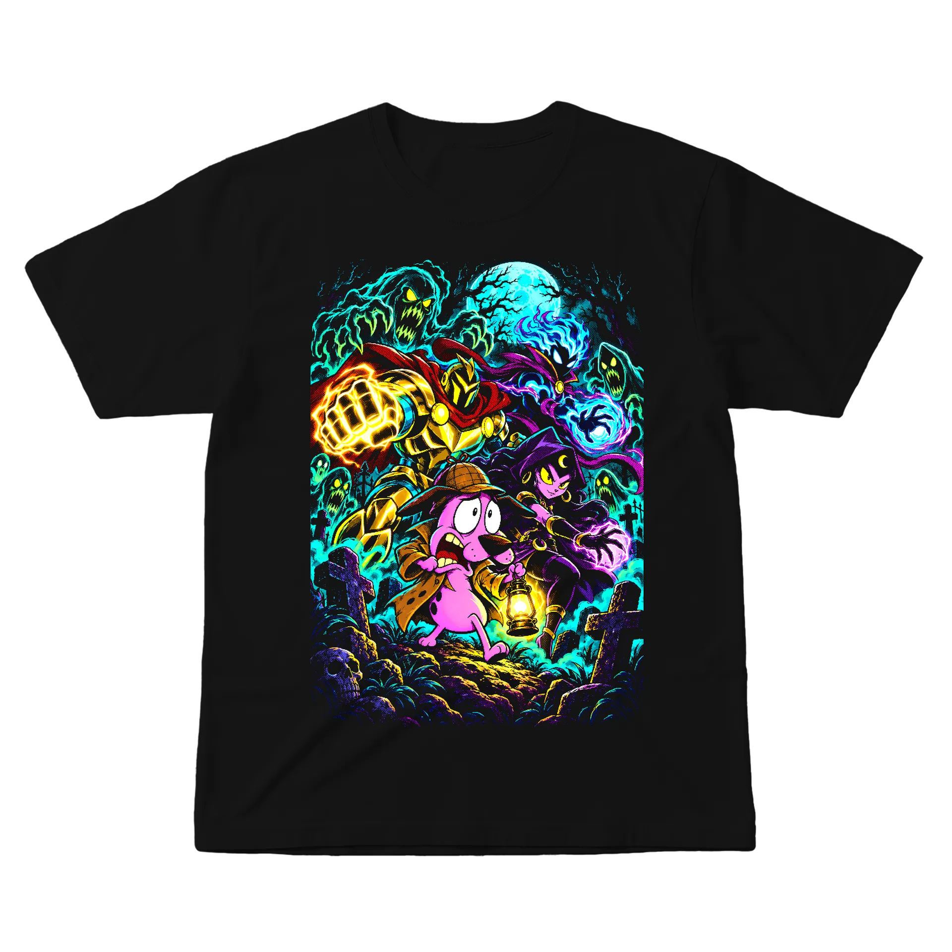 Camiseta personalizada Coragem o Cão Covarde Premium - Imagem 1