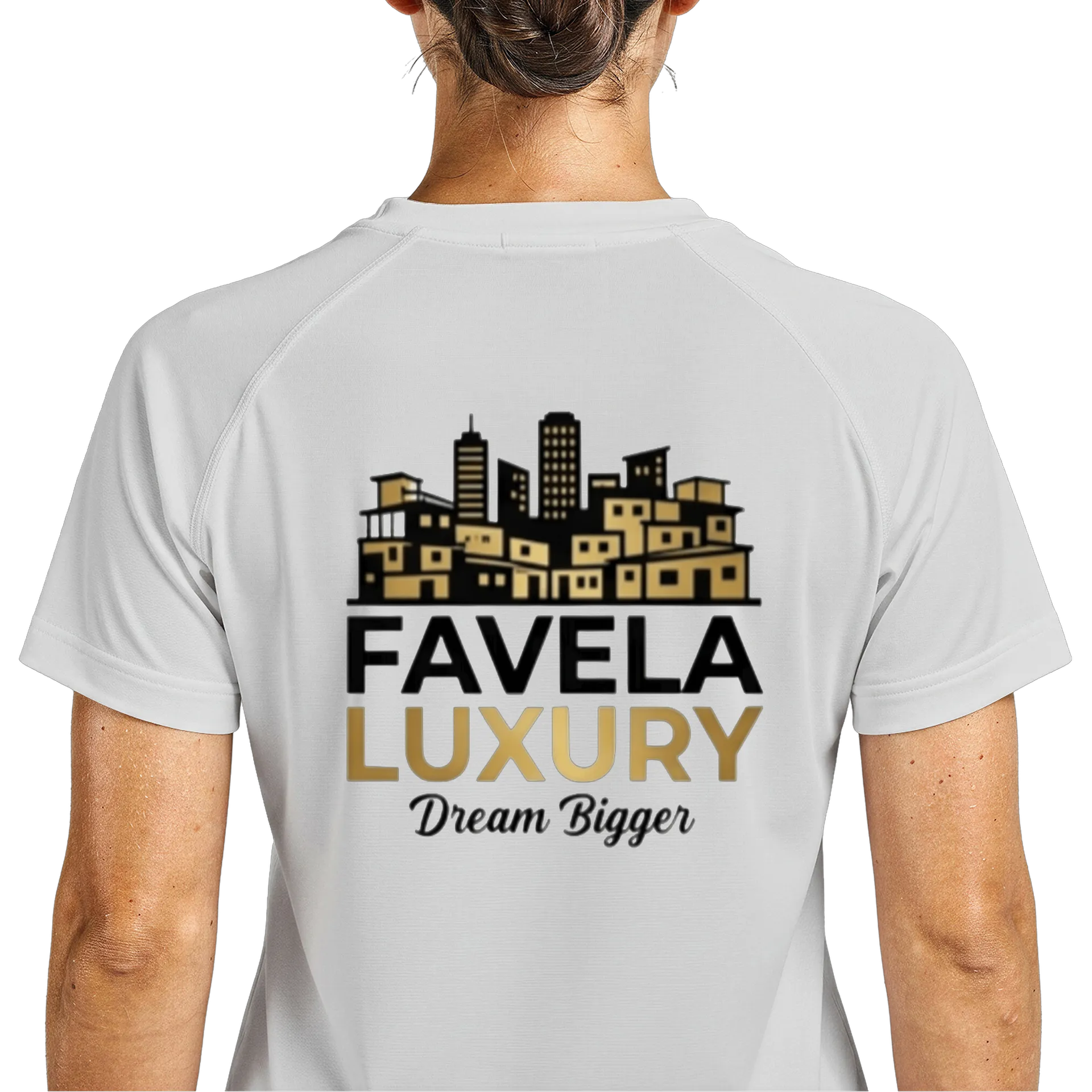 Camiseta Dry Fit Estampa Favela Luxury 100% Polyester - Imagem 5