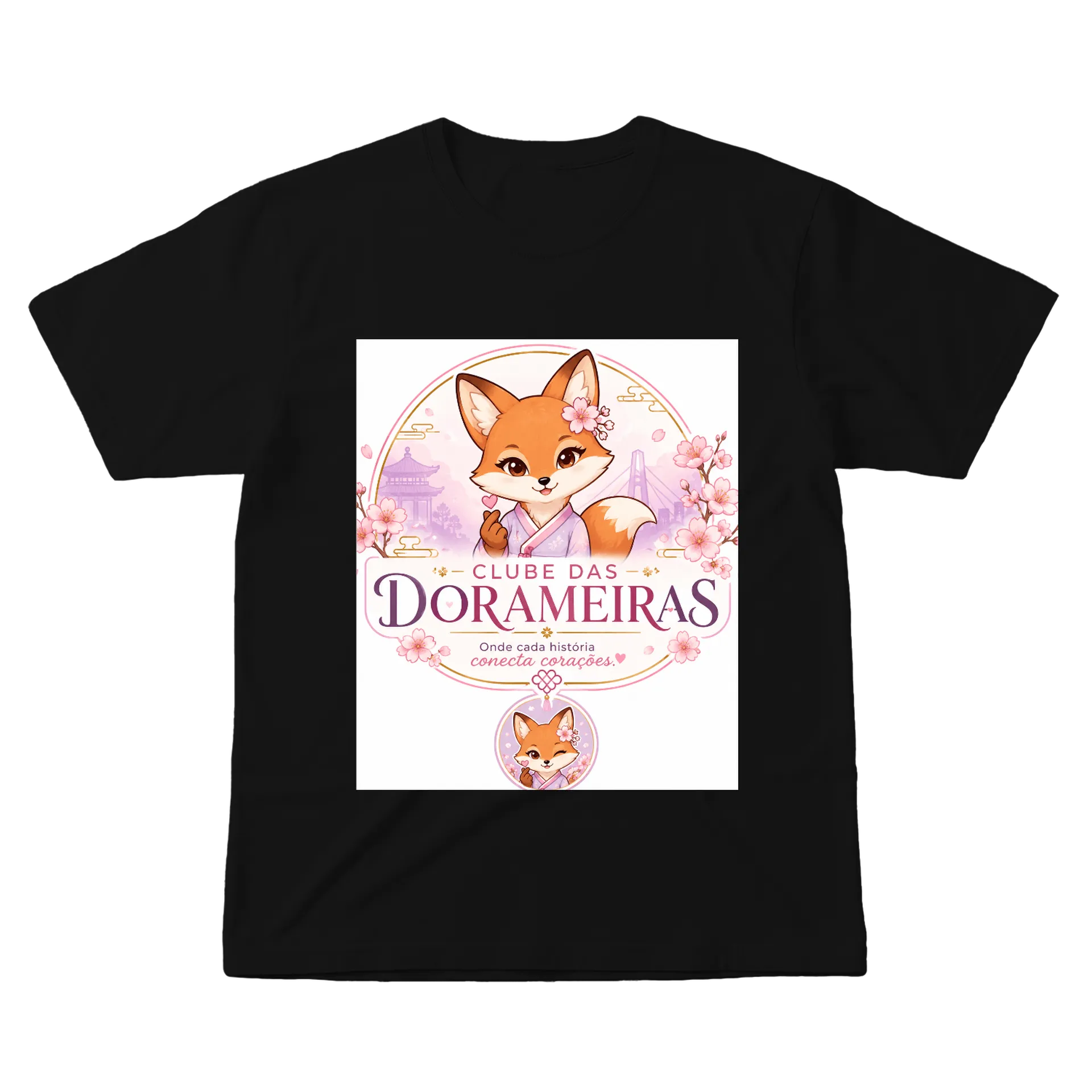 Camiseta Fada Fox Chirr de Sakura 100% Algodão - Imagem 1