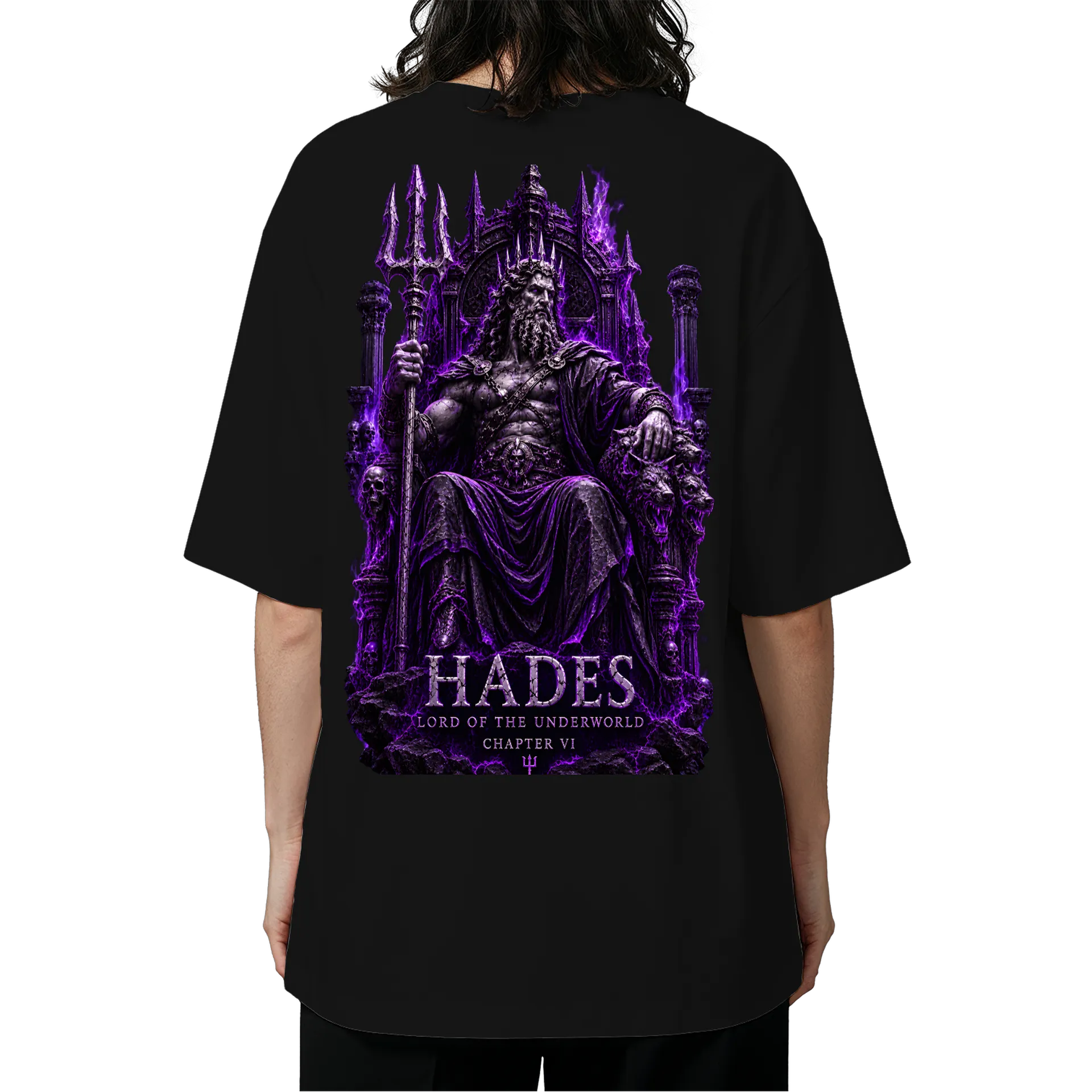 Camiseta Oversized Hades Rei do Submun - Imagem 6