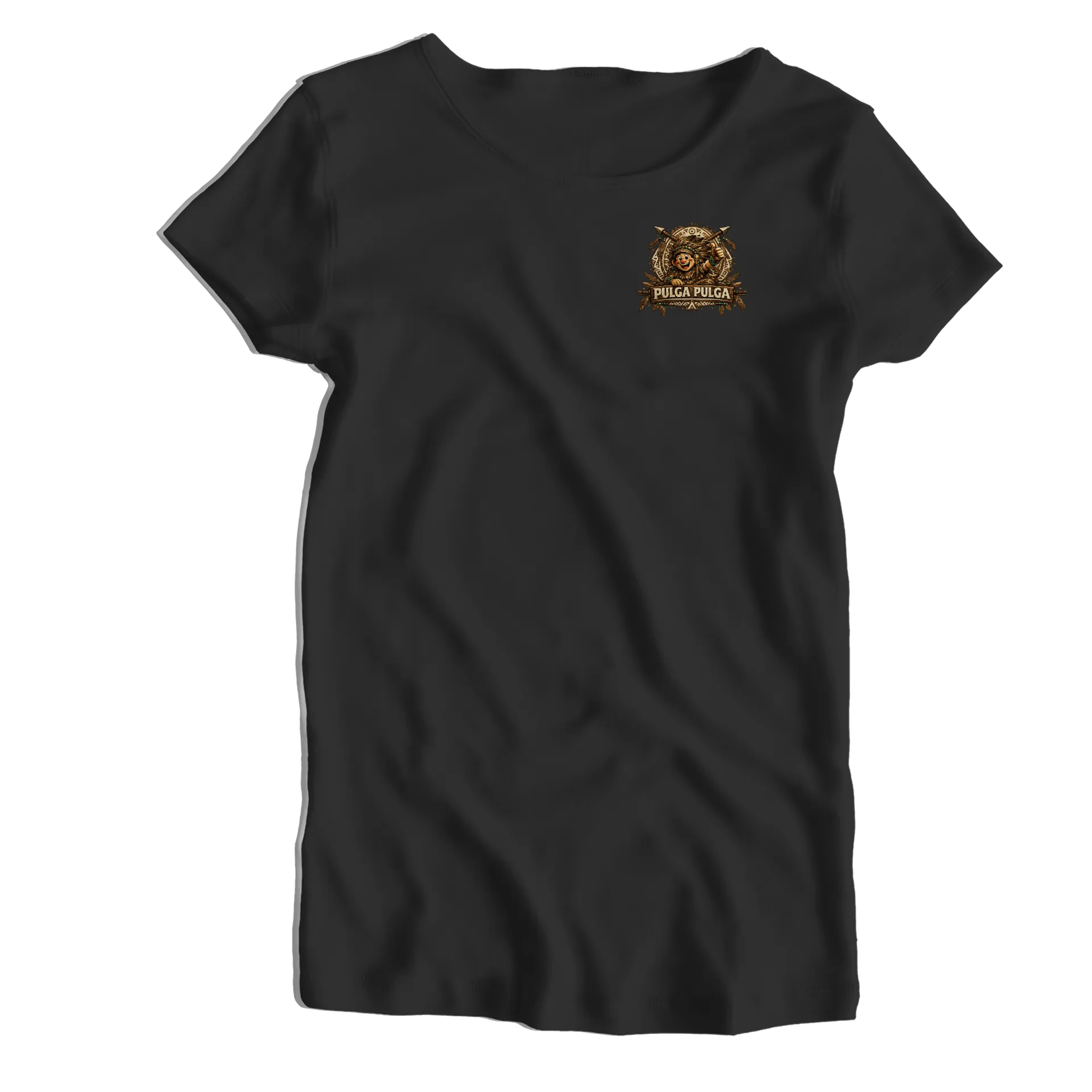 Camiseta Babylook Estampa Pulga Pulga 100% Algodão - Imagem 1