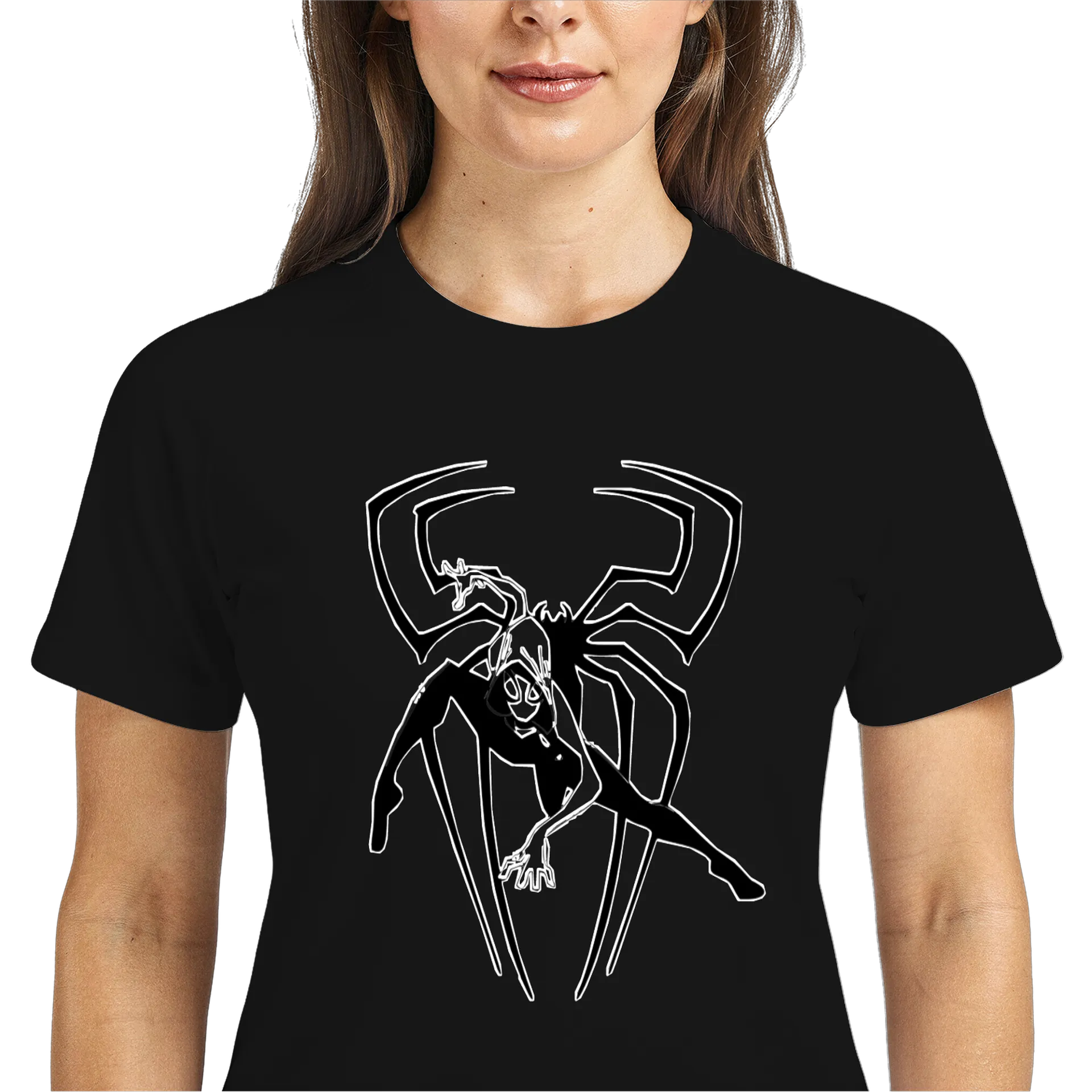 Camiseta Dry Fit Aranha Estilo Cartoon 100% Algodão - Imagem 3