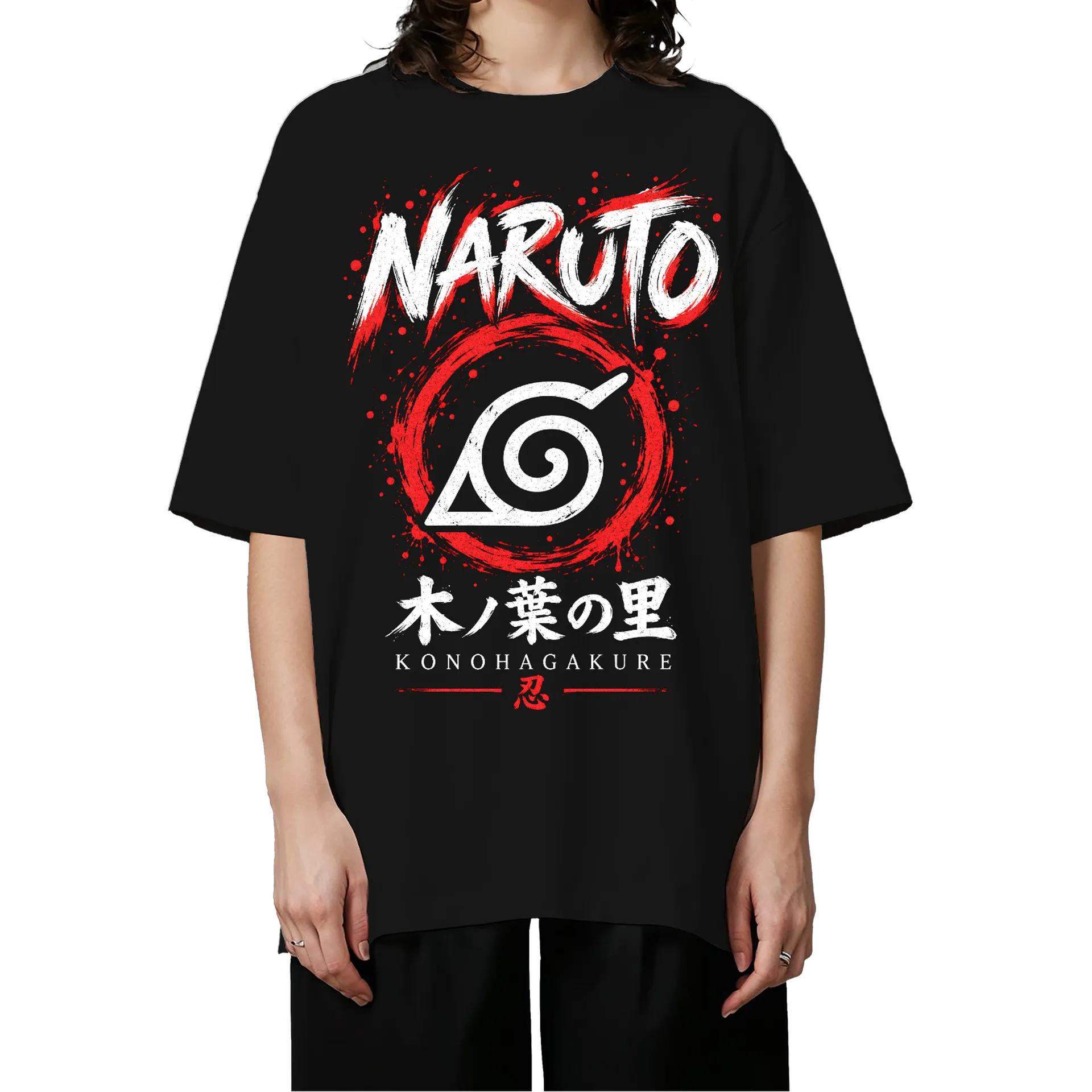 Camiseta Oversized Naruto Uzumaki Anime Naruto Premium - Imagem 3