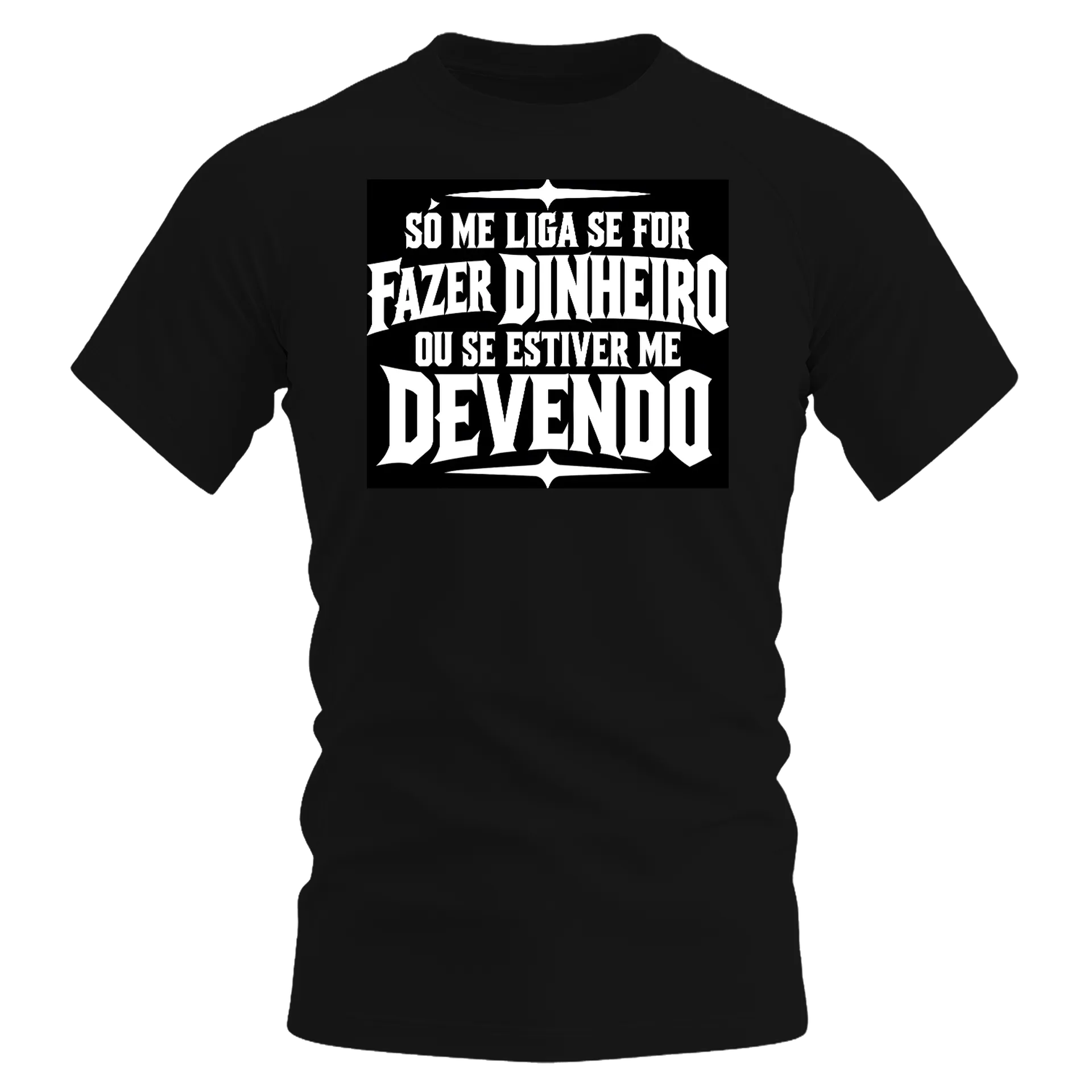 Camiseta Dry Fit Estampa Tipográfica Só Me Liga Se For - Imagem 1