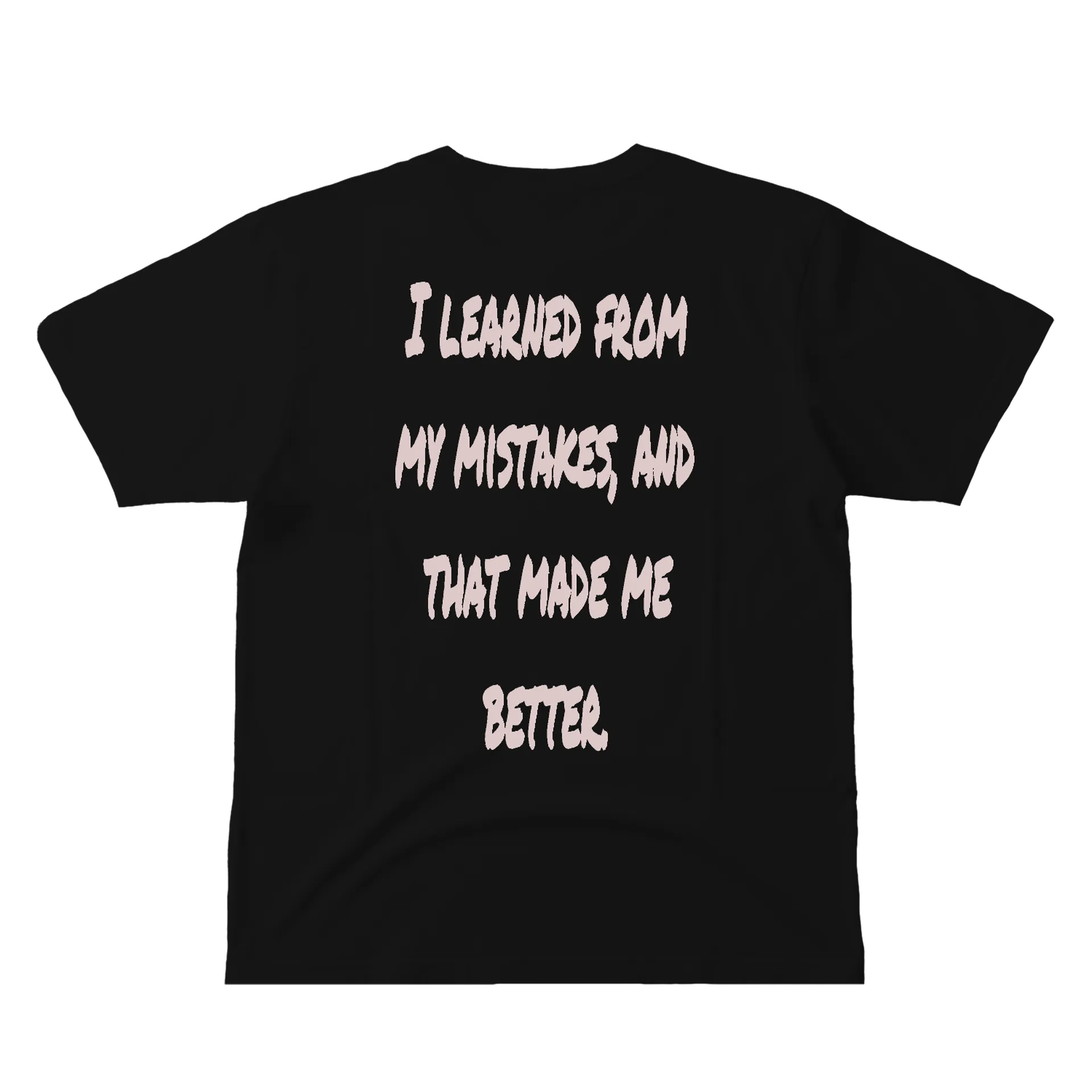 Camiseta Frases I Learned From My Mistakes And That Made de Jones — imagem 2 de 6
