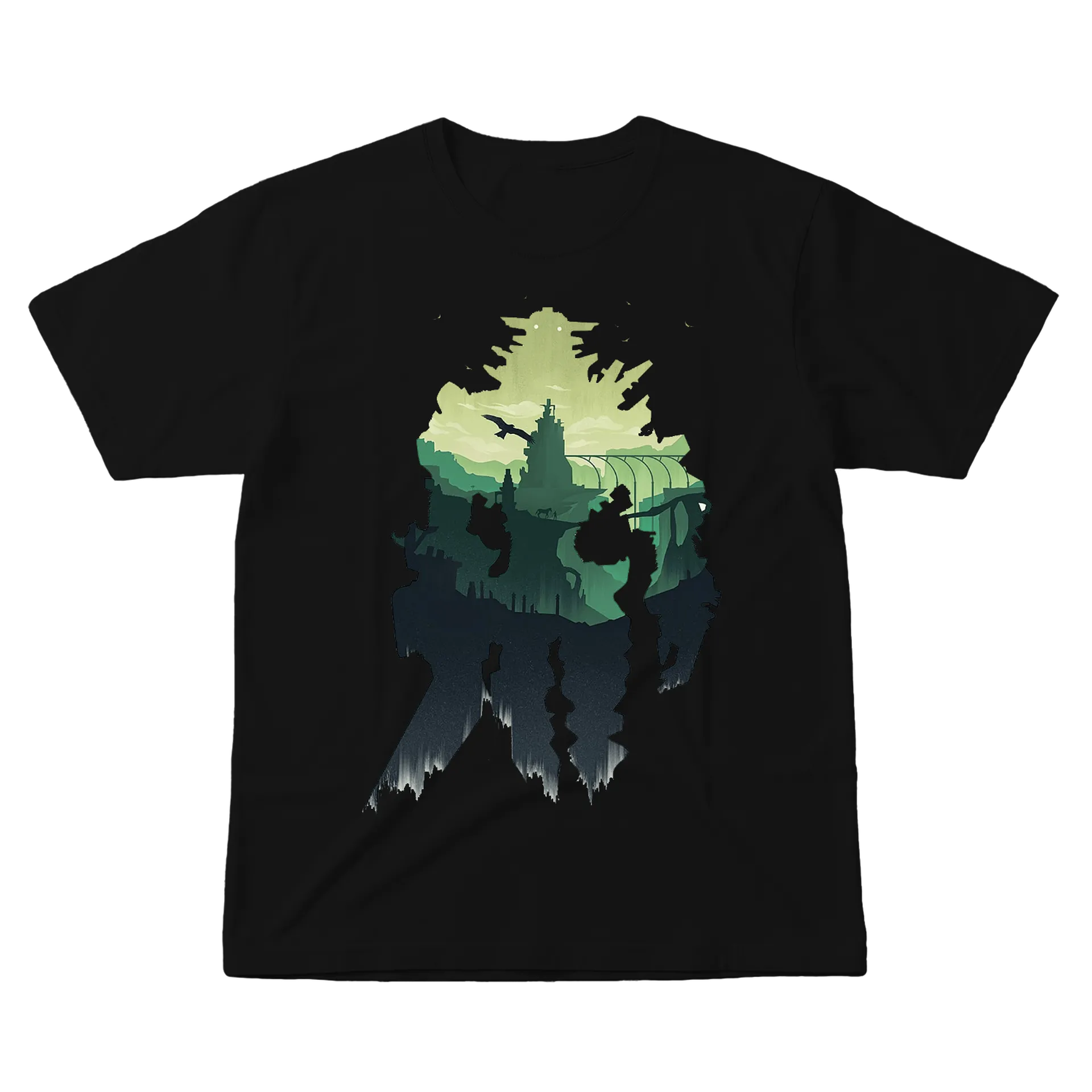 Camiseta Shadow of the Colossus Estampa Verde 100% Algodão - Imagem 1