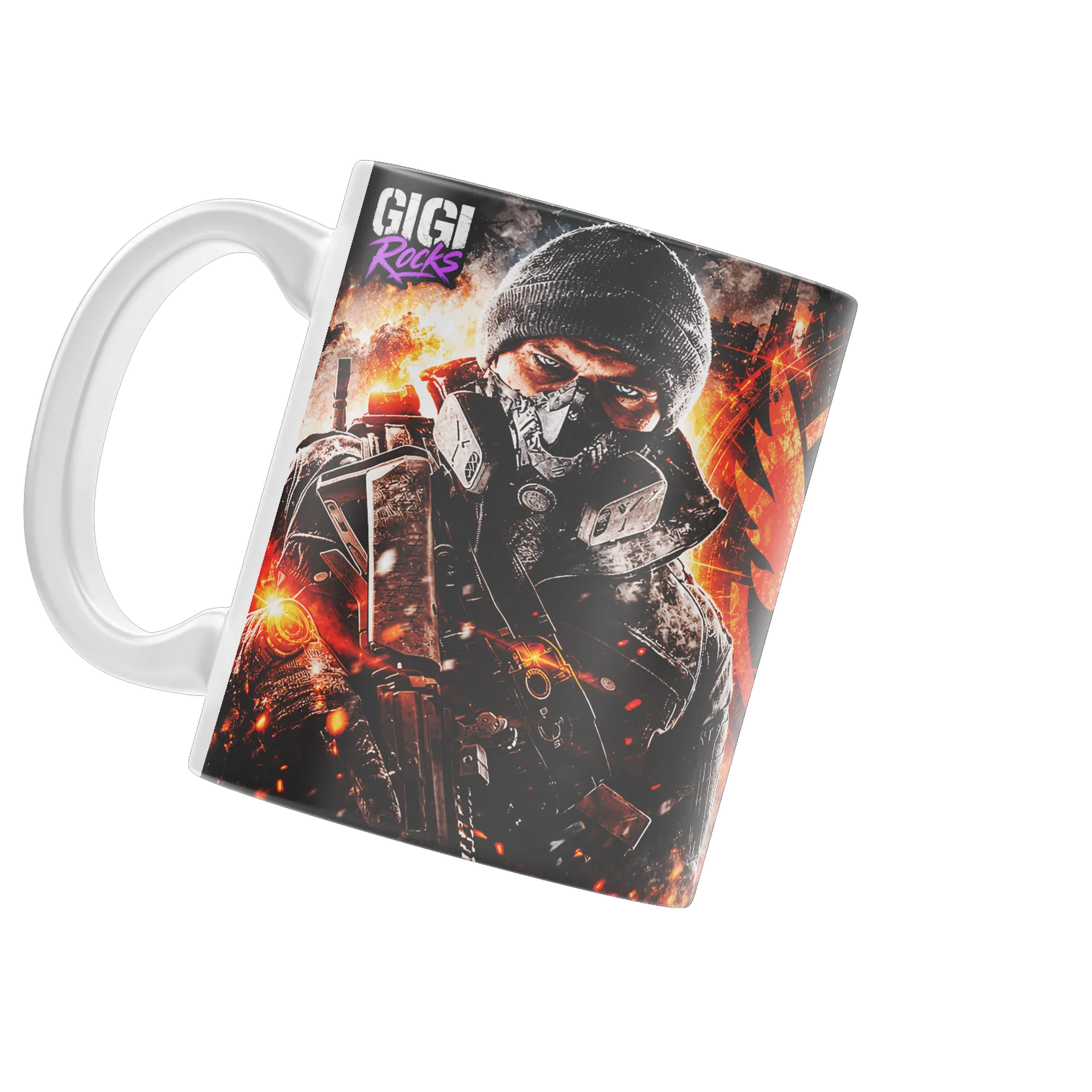 Caneca Agente Division de Gigi Rocks — imagem 3 de 4