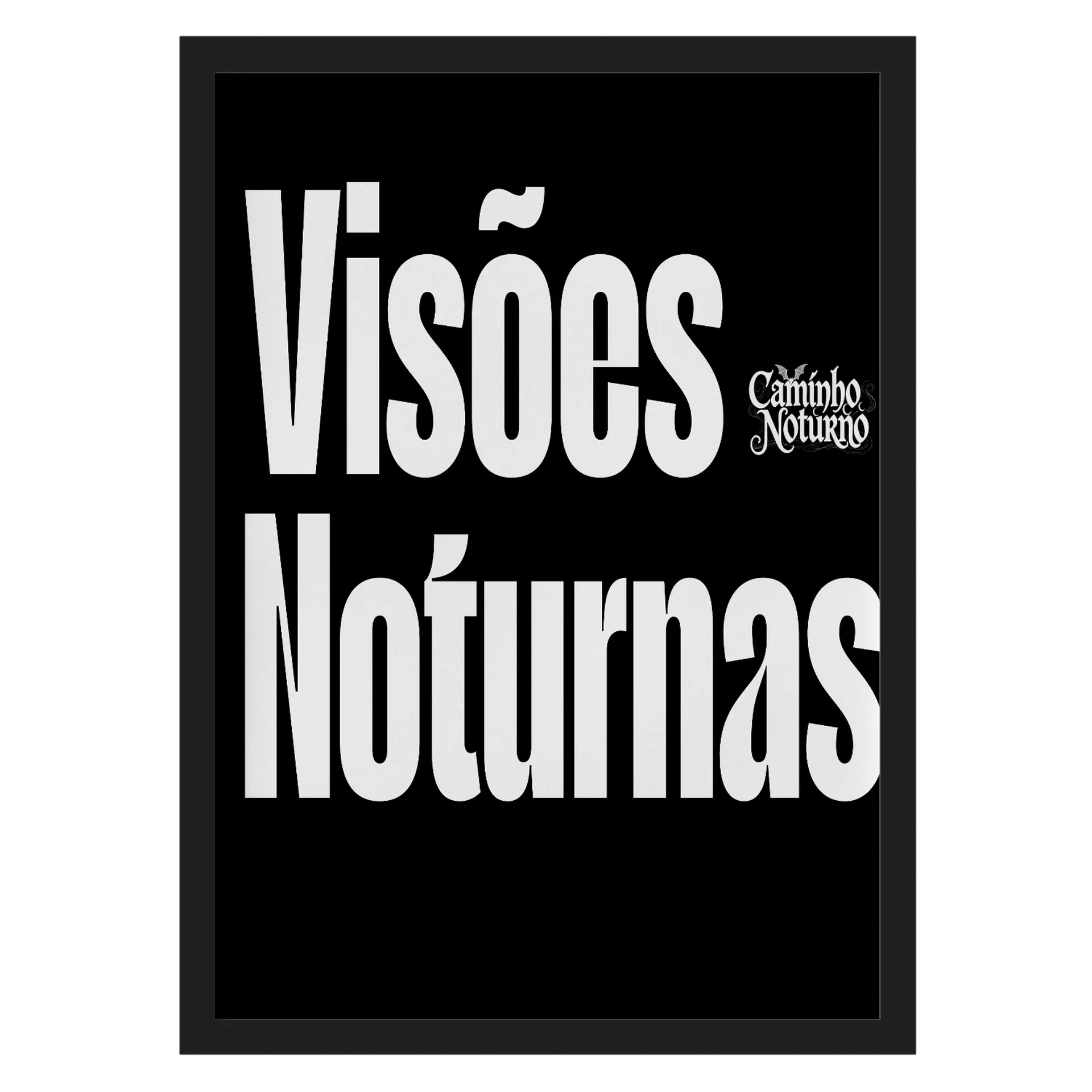 Quadro A3 personalizado Com Vidro de Caminho Noturno  — imagem 1 de 3