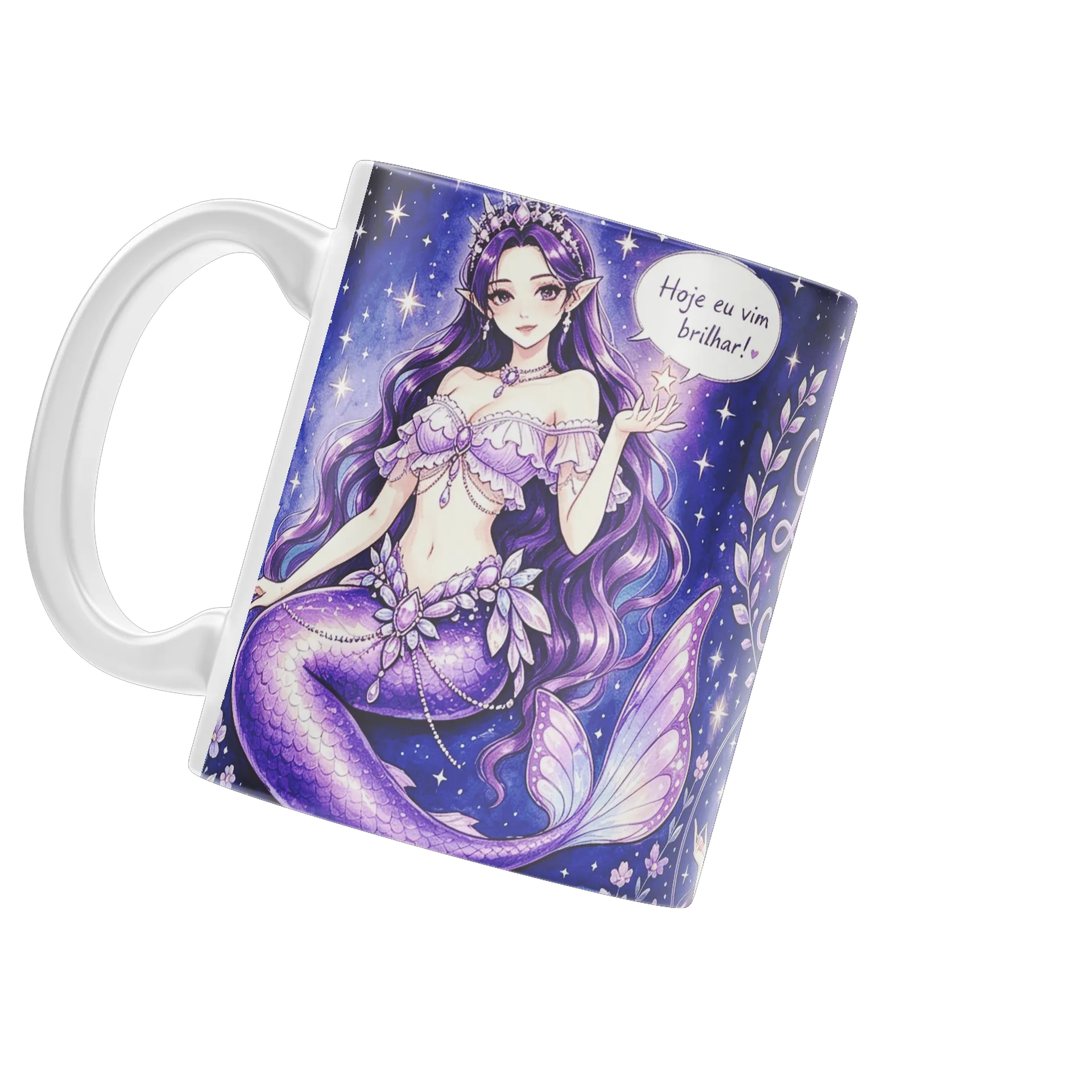 Caneca Porcelana Lady Siam Estampa A3 325ml de Lady Siam — imagem 3 de 4