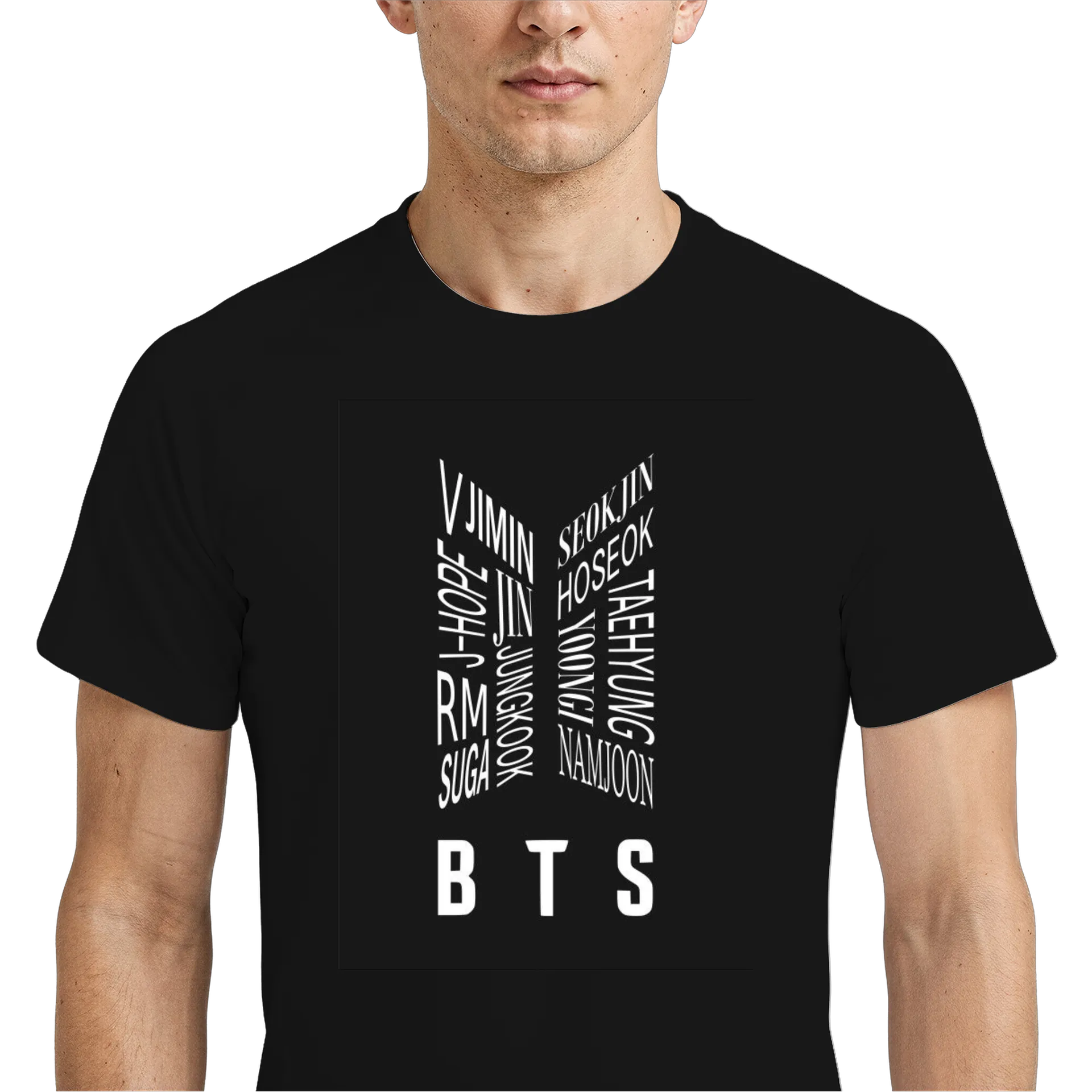 Camiseta Dry Fit Estampa BTS Nomes 100% Polyester - Imagem 4