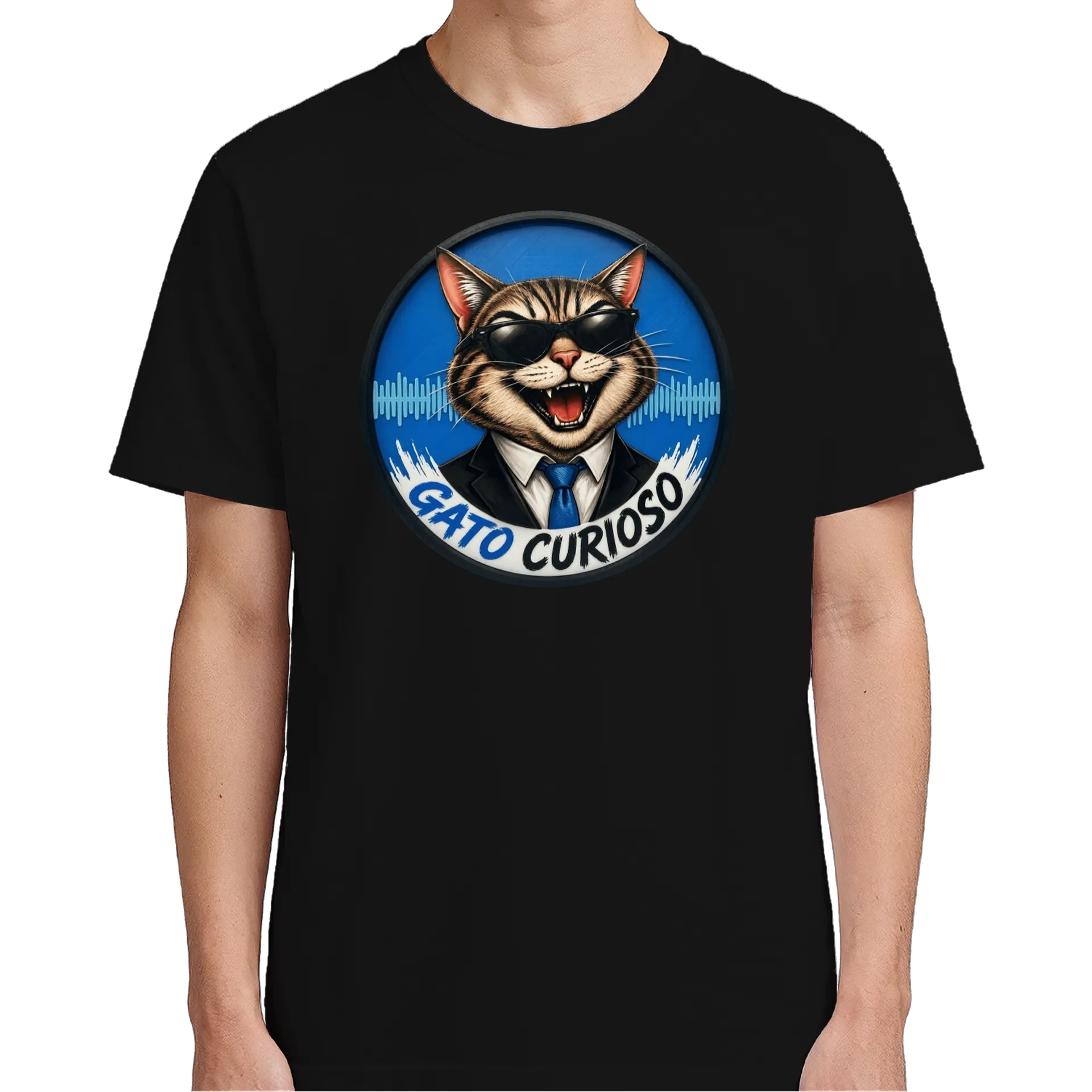Camiseta personalizada de Gato Curioso  — imagem 4 de 6