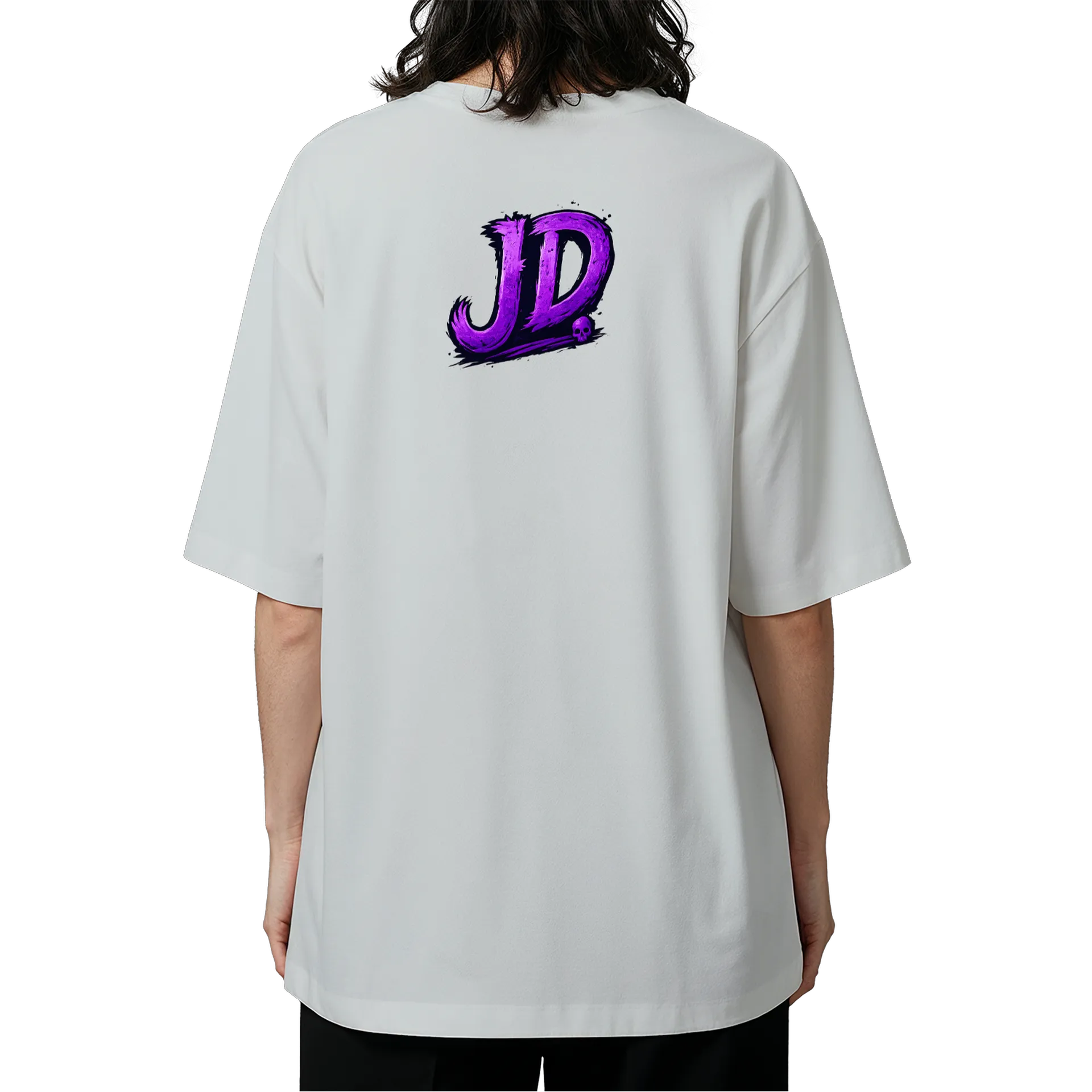 Camiseta Oversized Caveira Espectral Mulher - Imagem 5
