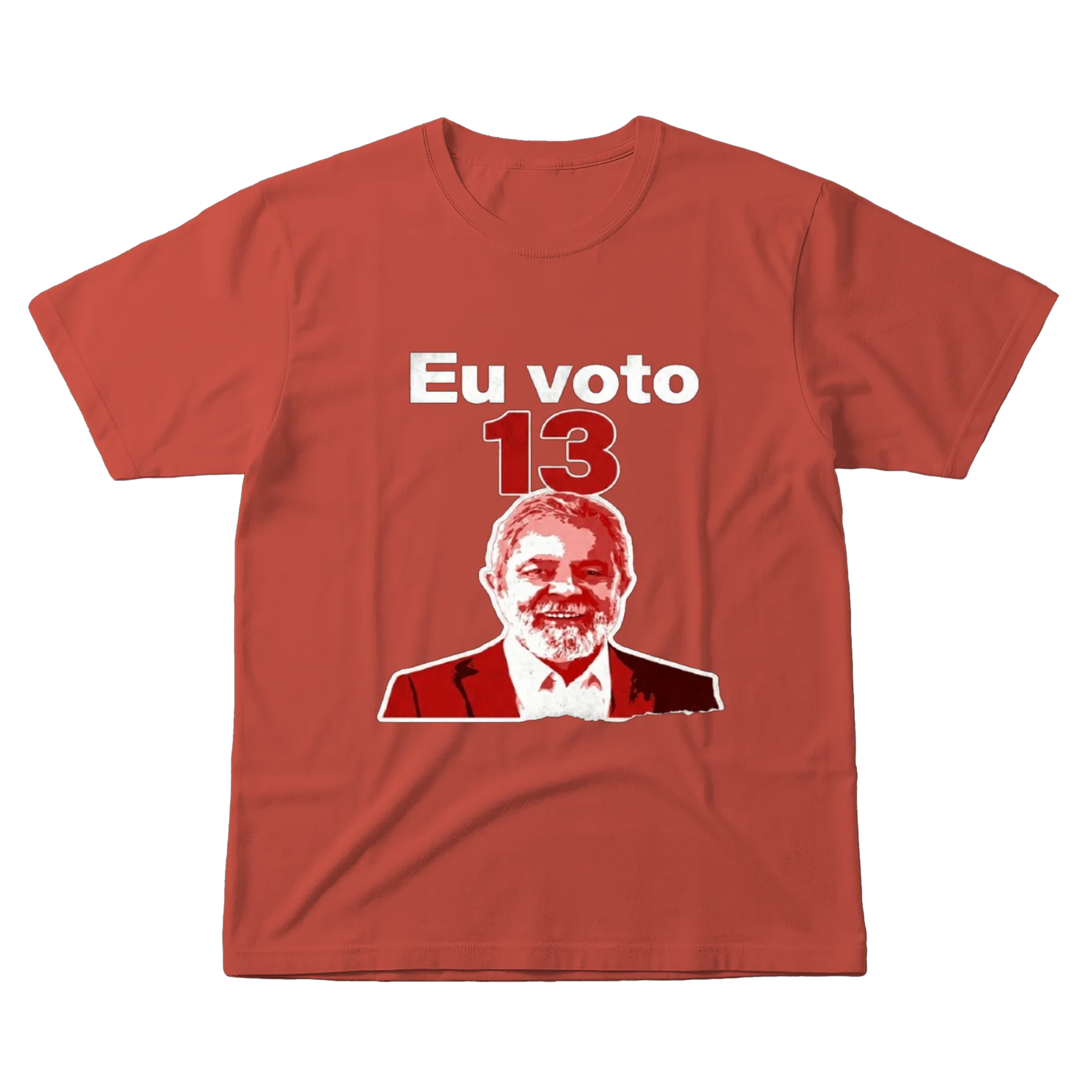 Camiseta Estampa Eu Voto 13 100% Algodão - Imagem 1