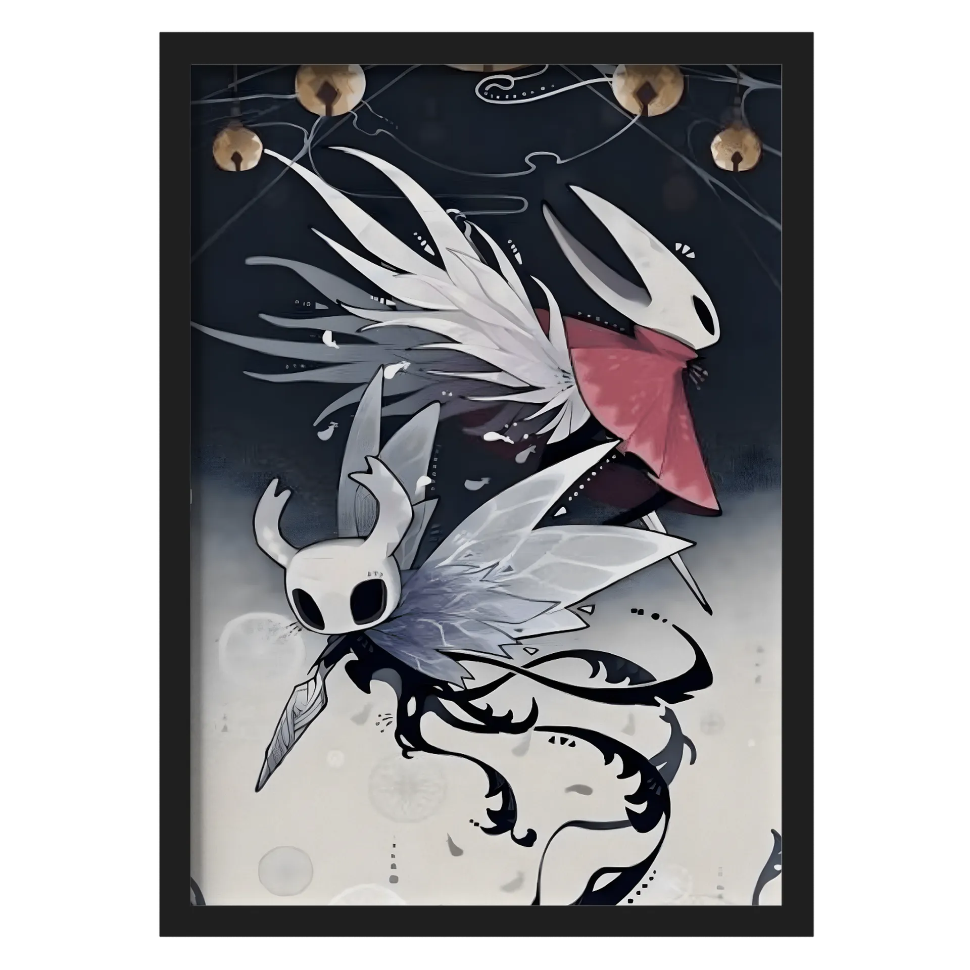 Quadro A3 Hollow Knight personalizado - Imagem 1