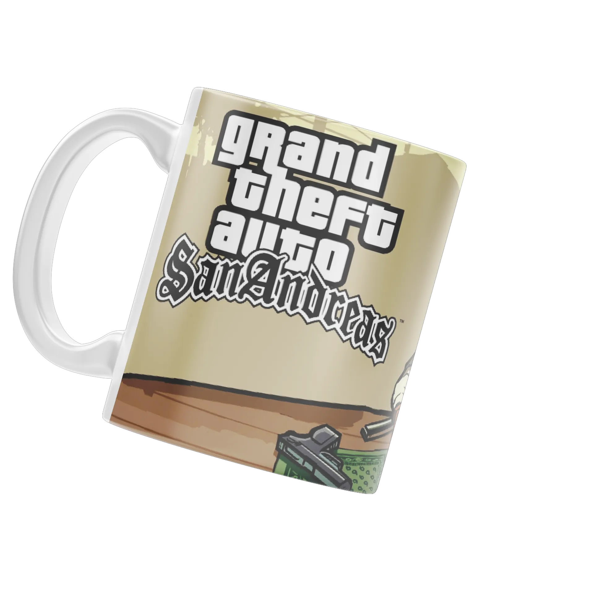 Caneca Porcelana Grand Theft Auto San Andreas 325ml - Imagem 3