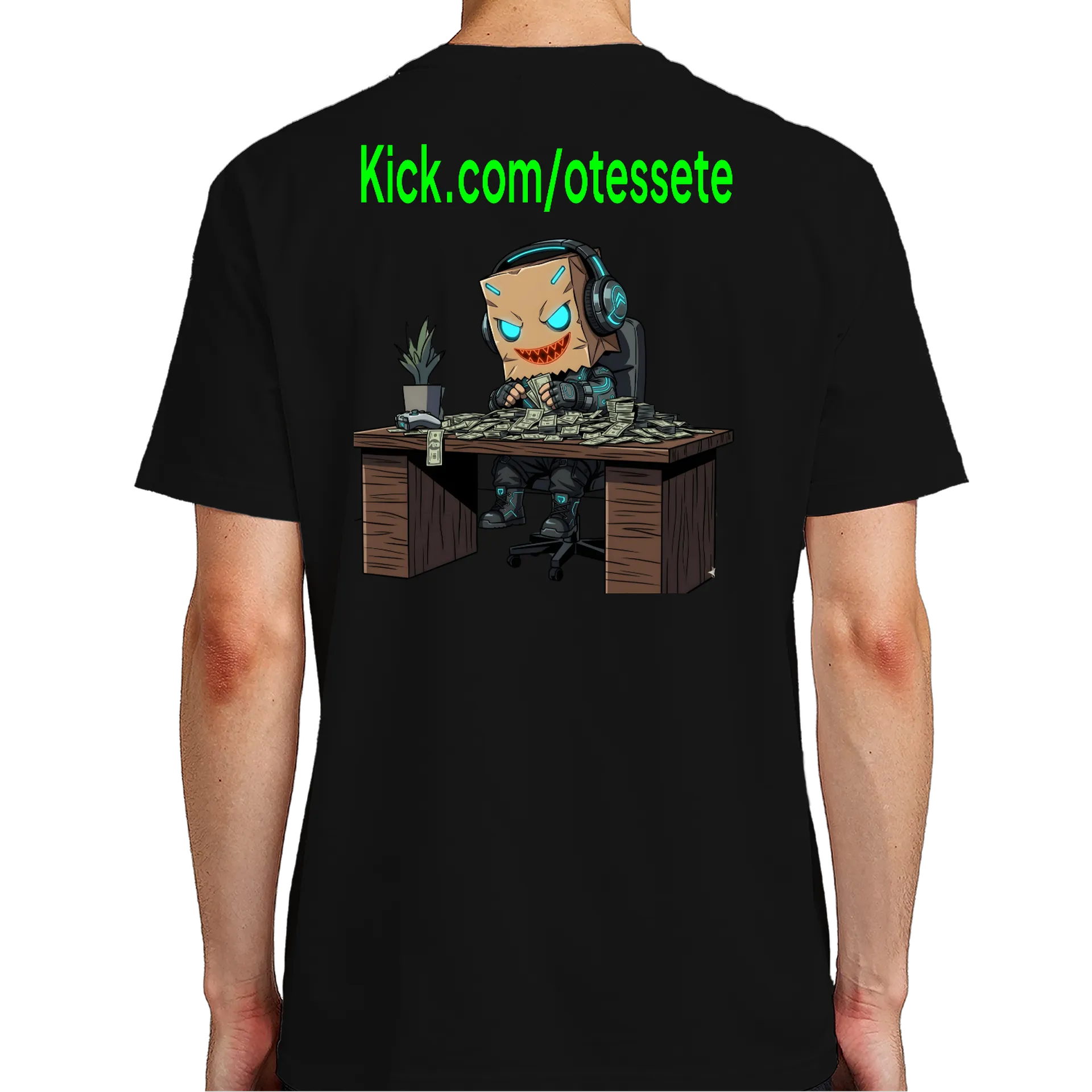 Camiseta personalizada (Otessete e Mascote) de otessete — imagem 6 de 6