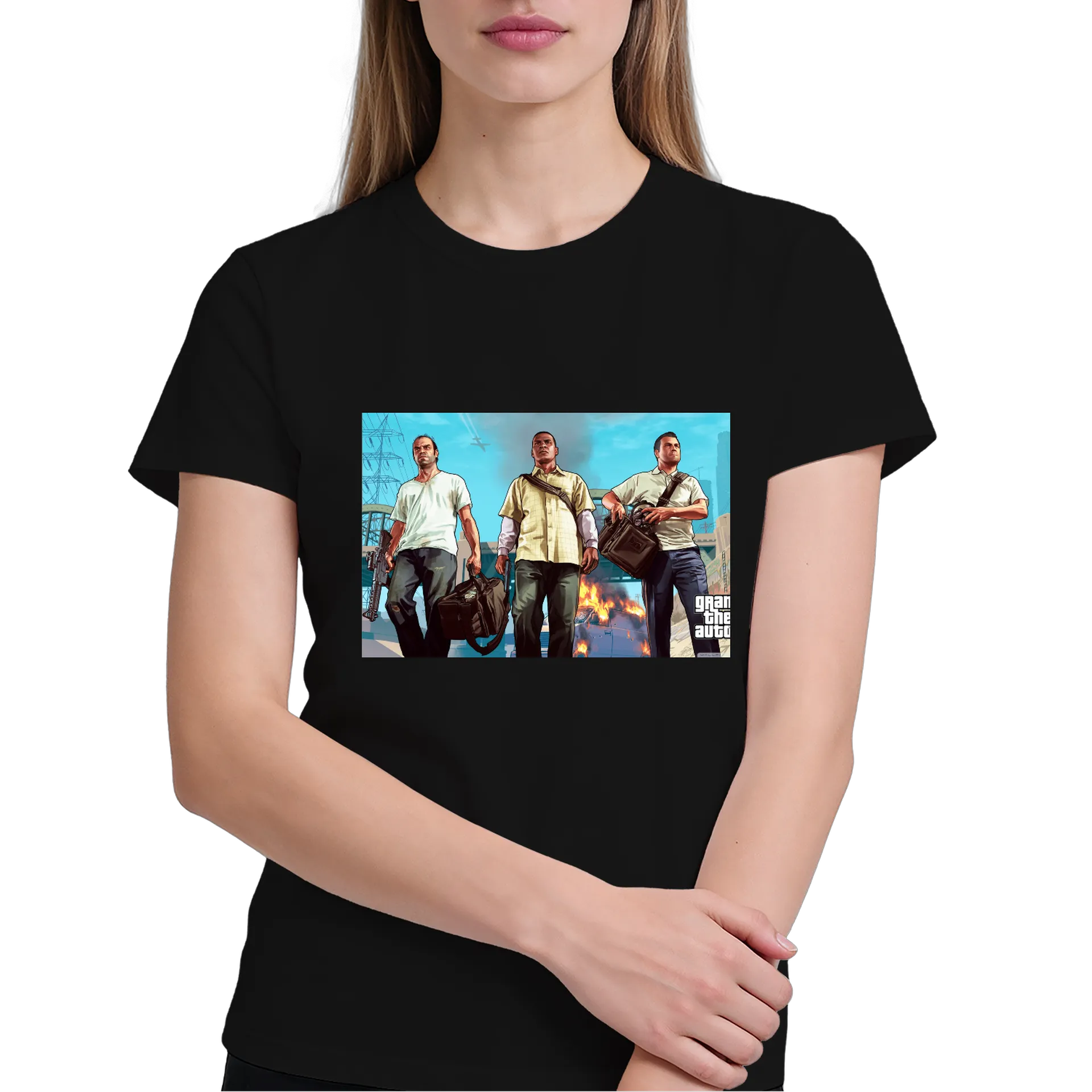 Camiseta personalizada Gta5 de Marcos Caroço Geek — imagem 3 de 6