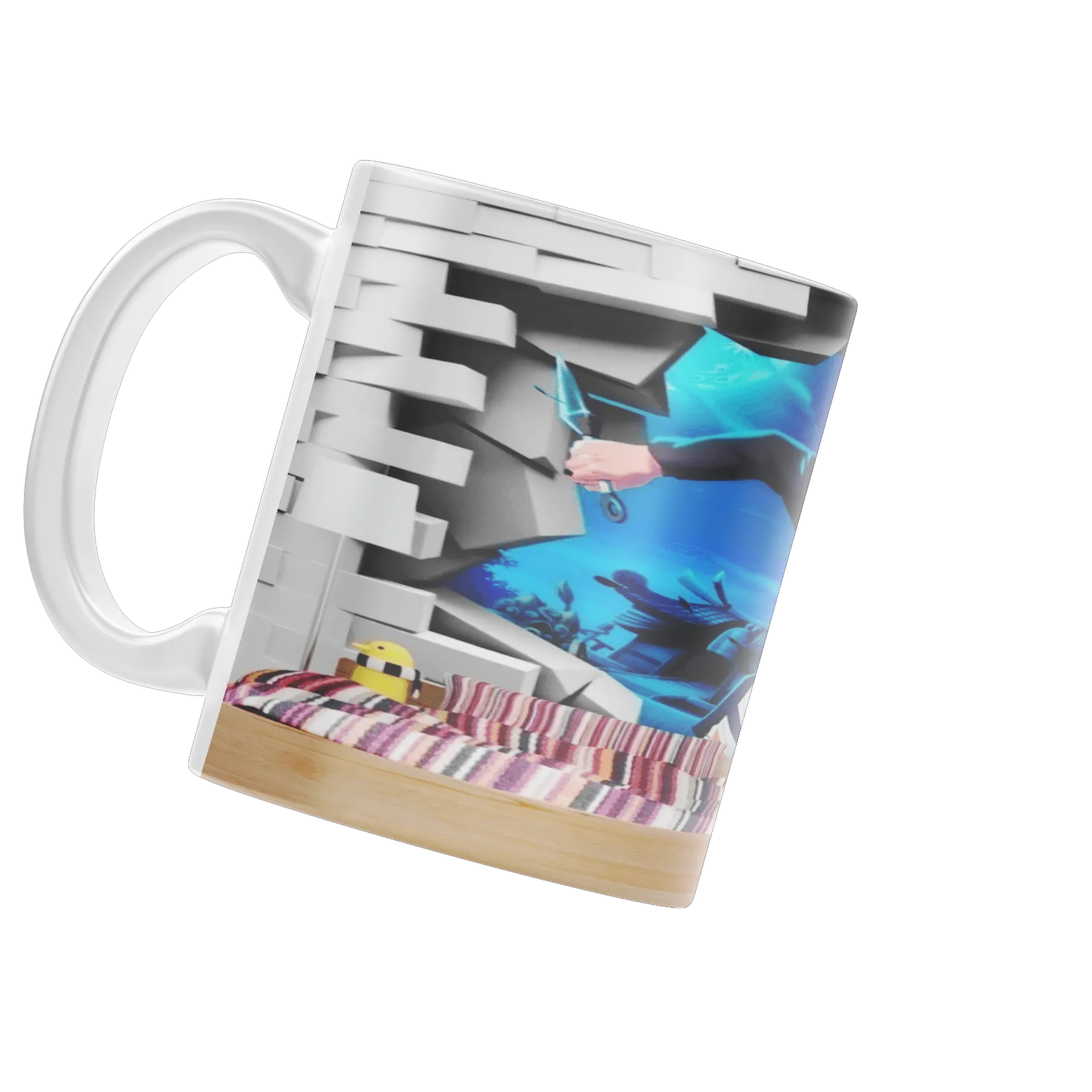 Caneca Porcelana Naruto Estampa Jogo 325ml de Rulian Junior  — imagem 3 de 4