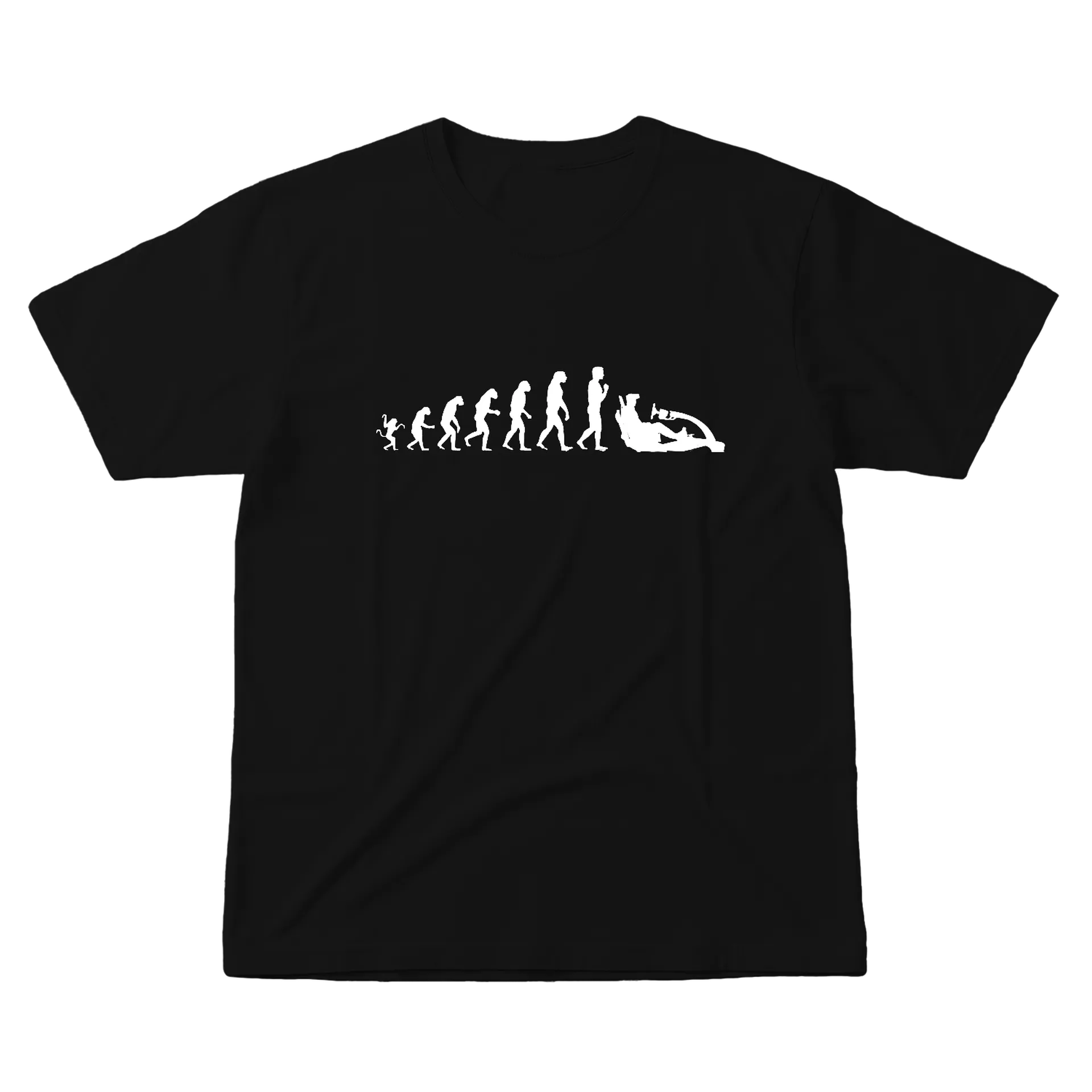 Camiseta Unissex Cores Escuras - Evolução Sim Racer - Imagem 1