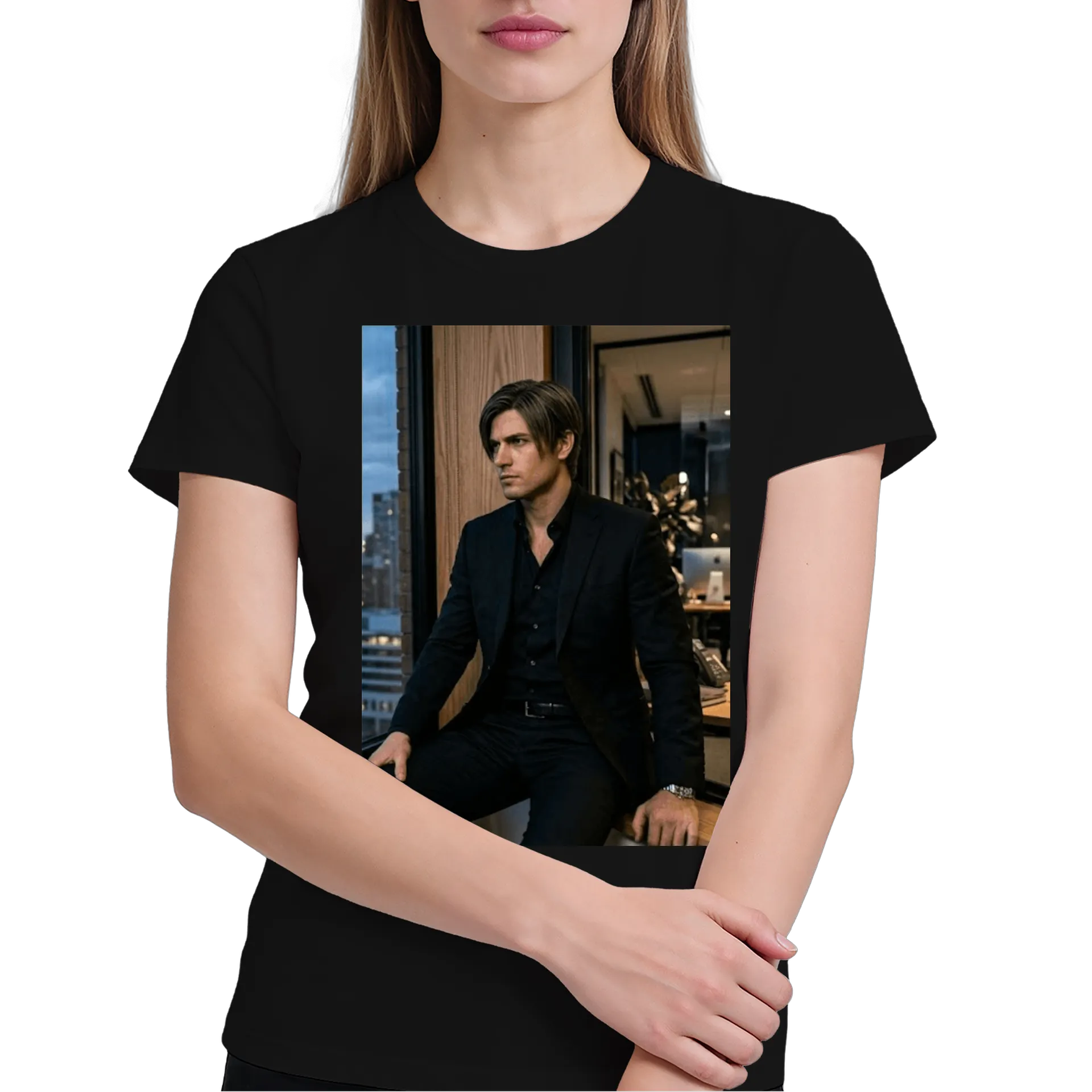 Camiseta Personalizada Castelo Noturno 100% Algodão - Imagem 4