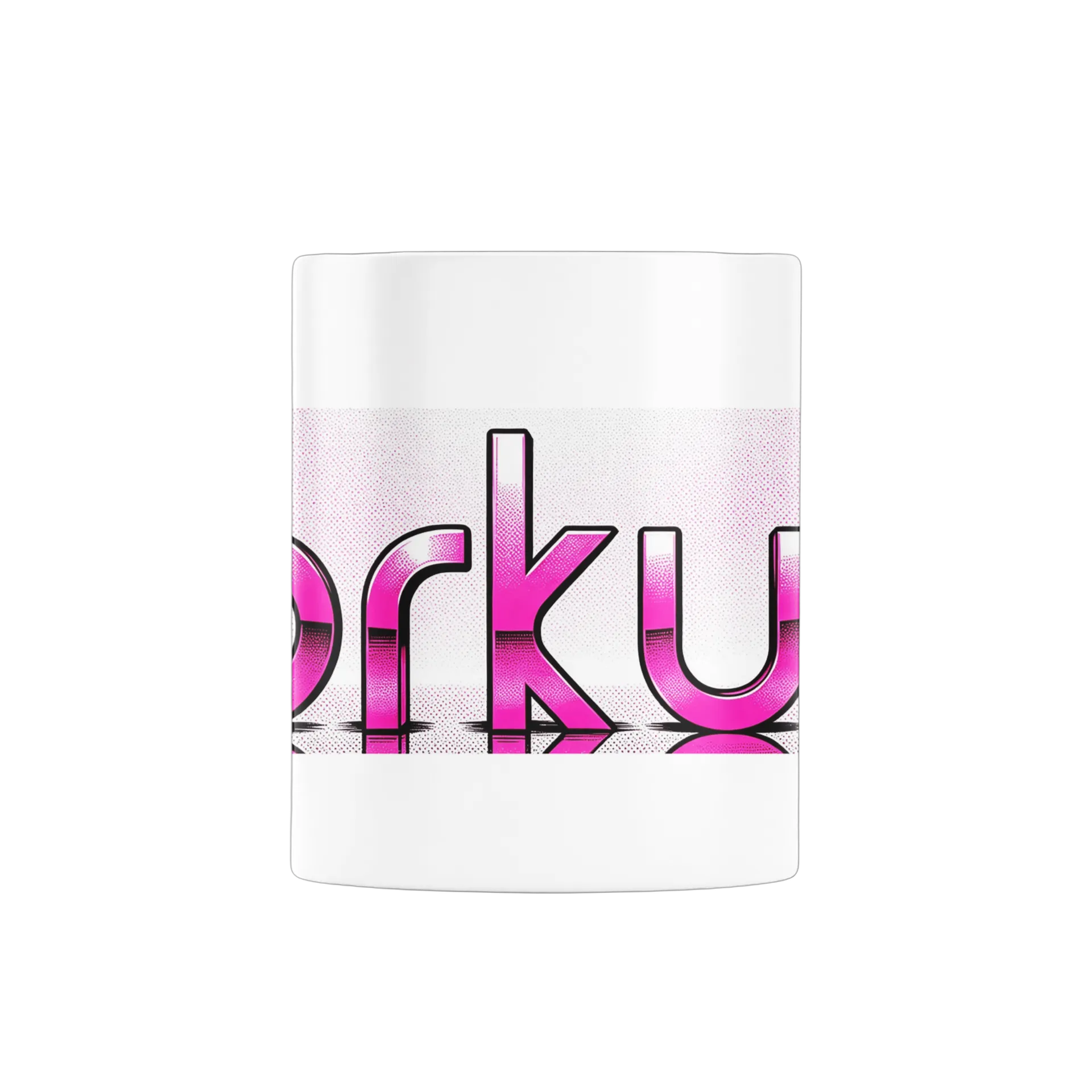 Caneca Porcelana Gótico Pink 325ml - Imagem 3