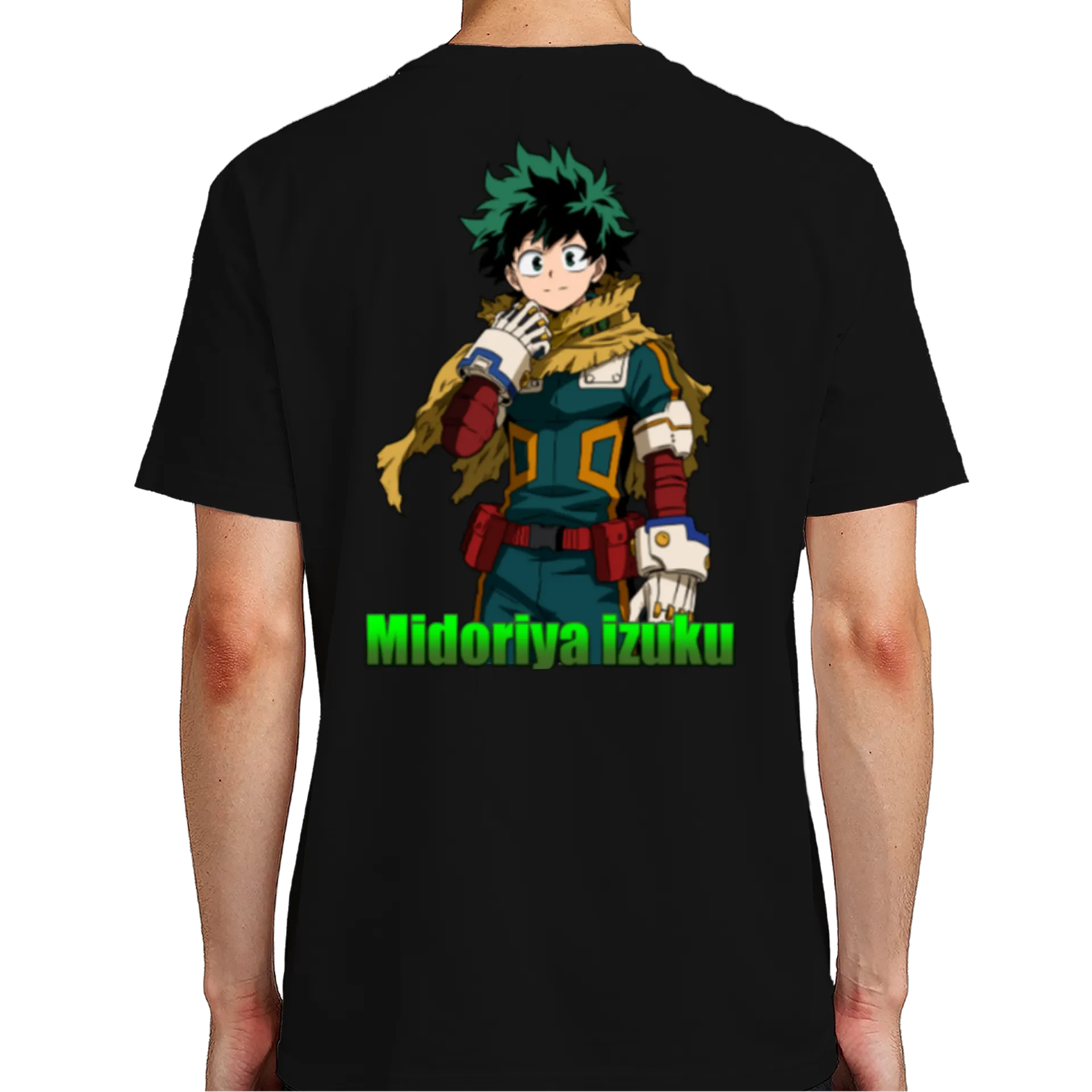 Camiseta Midoriya Izuku Estampa Cartoon 100% Algodão - Imagem 7