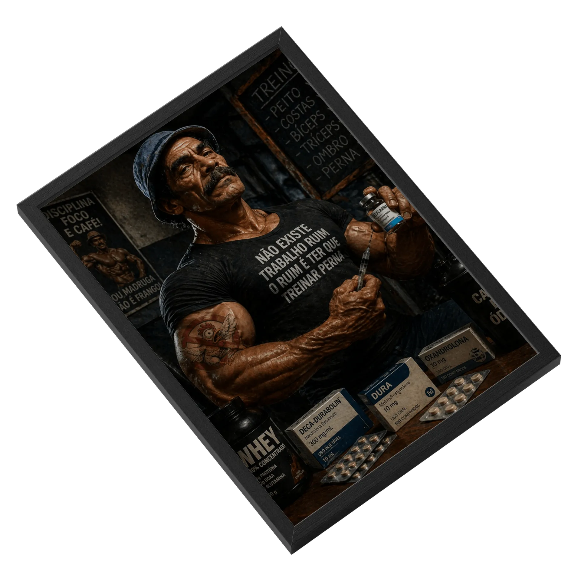 Quadro A3 personalizado de Anti Frango