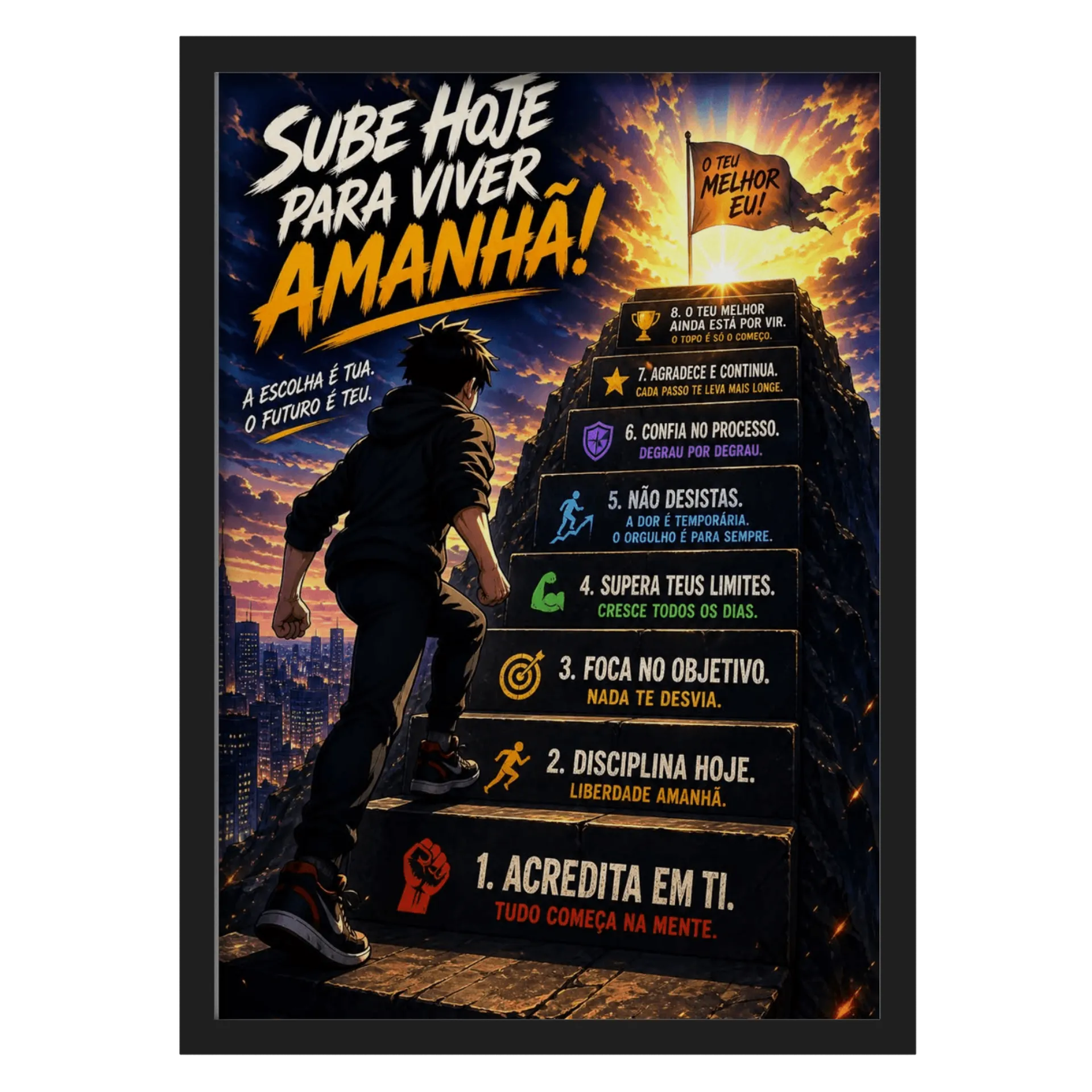 Quadro A3 personalizado de FALA AI PODCAST 