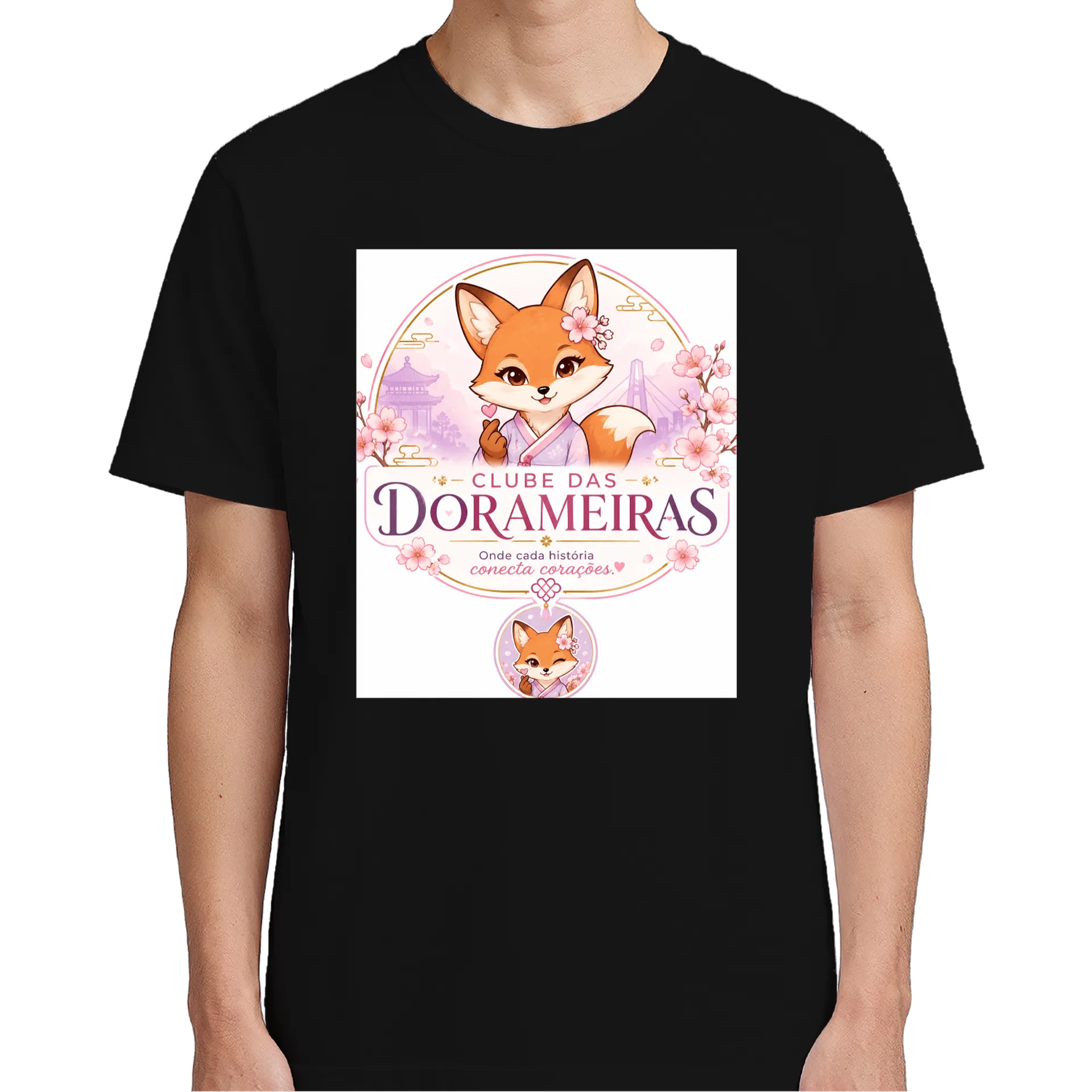Camiseta Fada Fox Chirr de Sakura 100% Algodão - Imagem 5