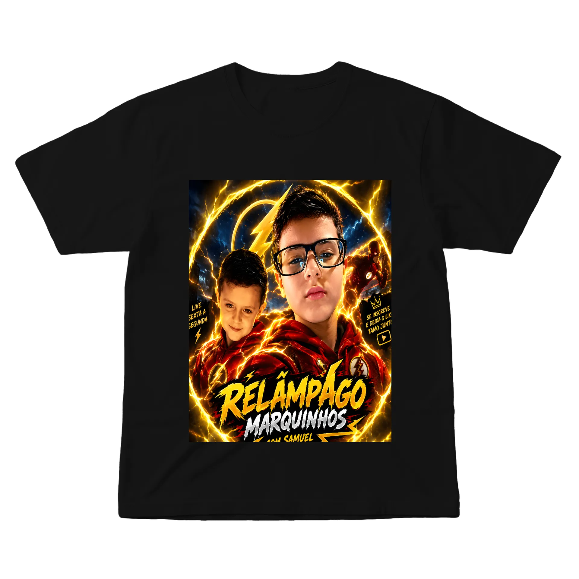Camisa do skibili tolet e do meu canal de Brasil Crown Store — imagem 1 de 6