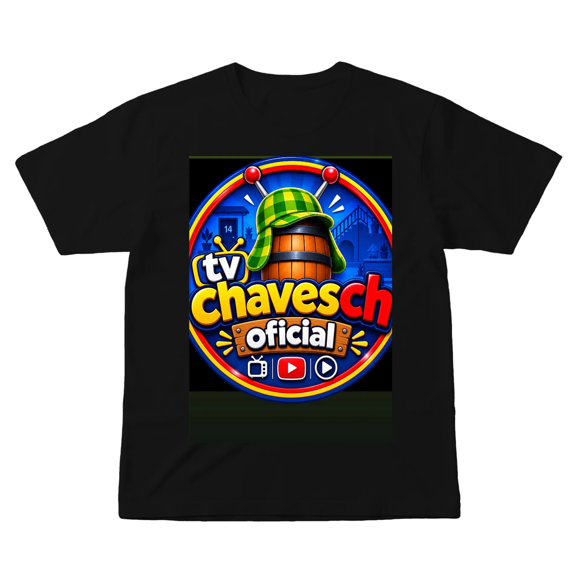 Camiseta personalizada tvchaveschoficial  de Tvchaveschoficial  — imagem 1 de 6