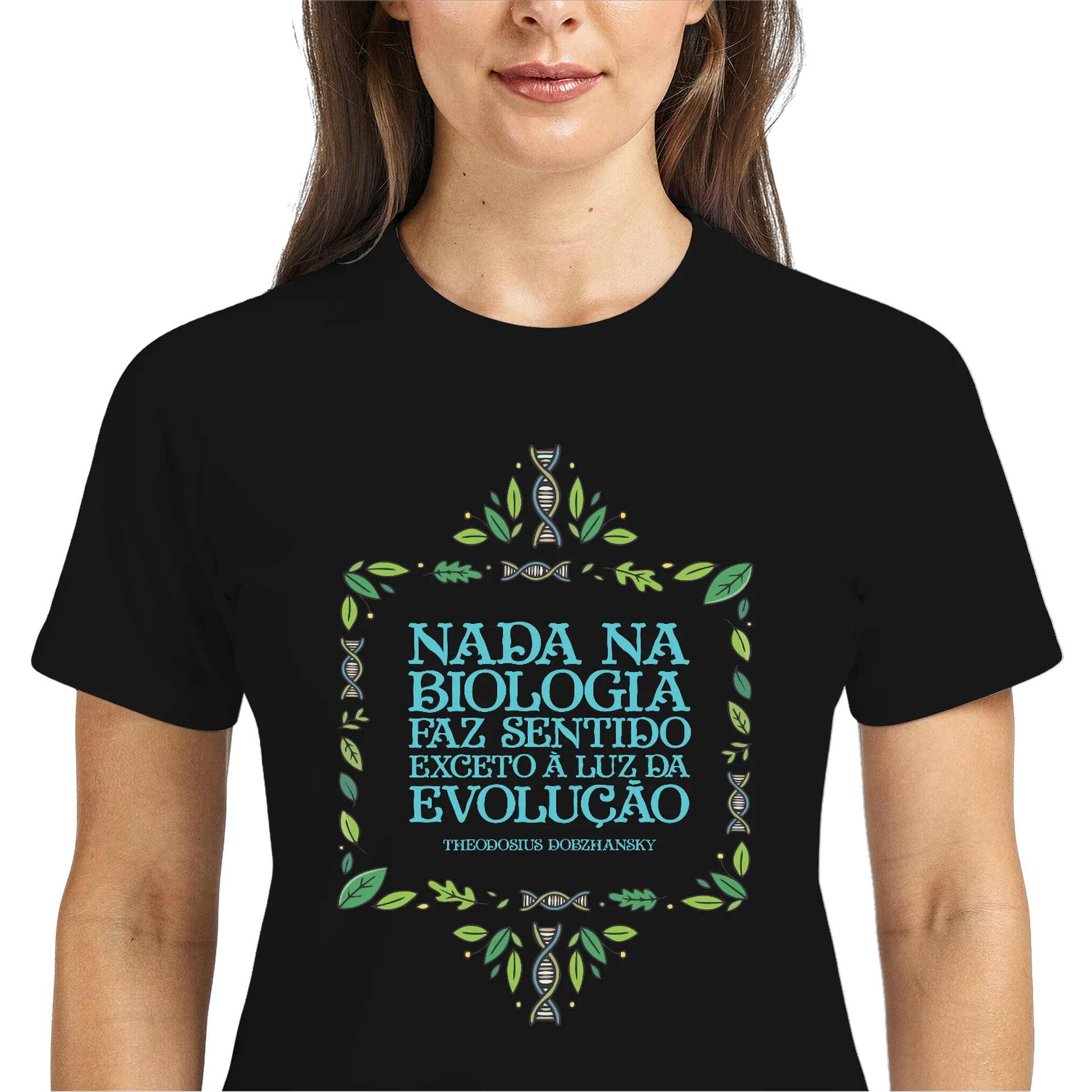 Camiseta Dry Fit Estampa Biologia Evolução 100% Polyester - Imagem 3