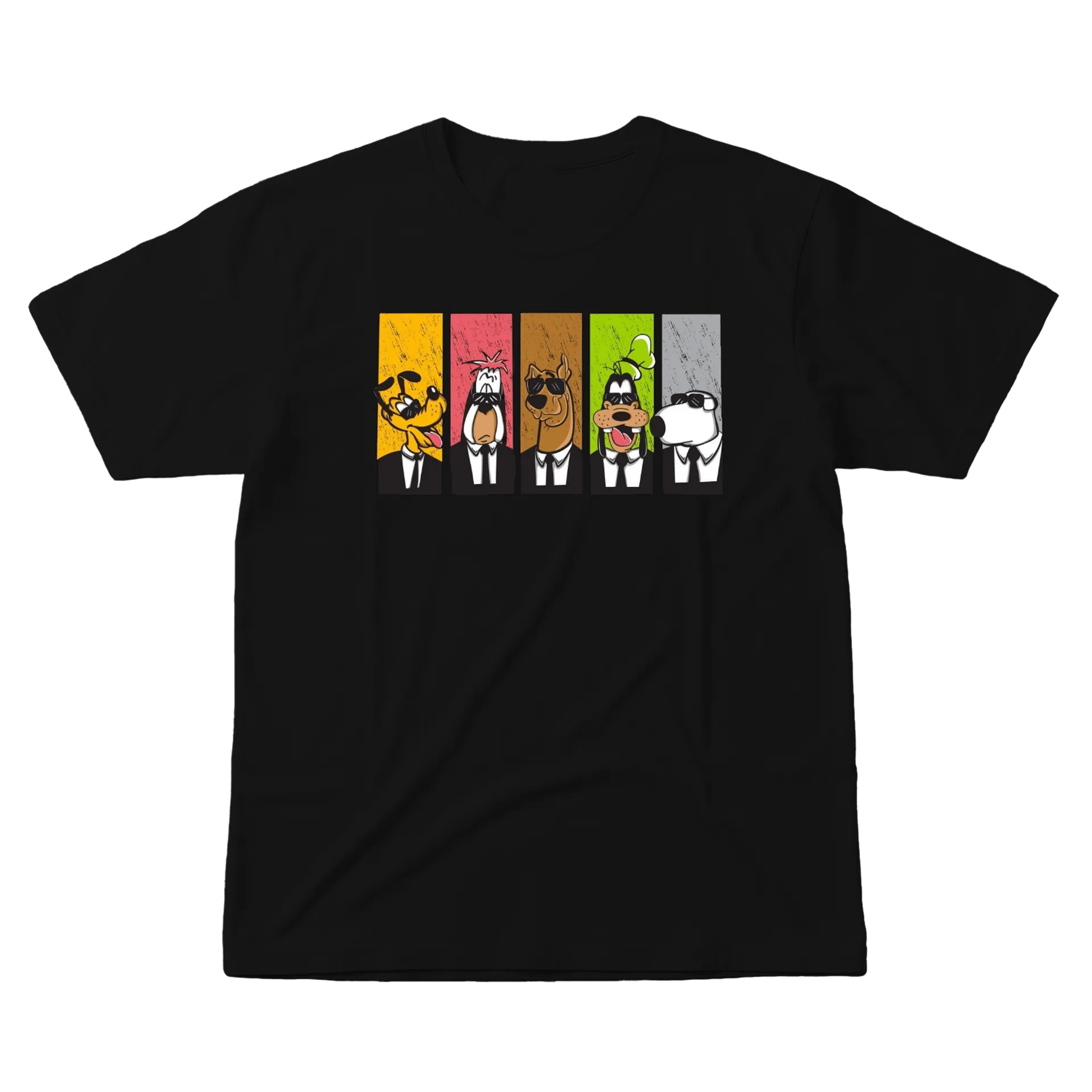 Camiseta Estampa desenho MIB DOGS 100% Algodão - Imagem 1