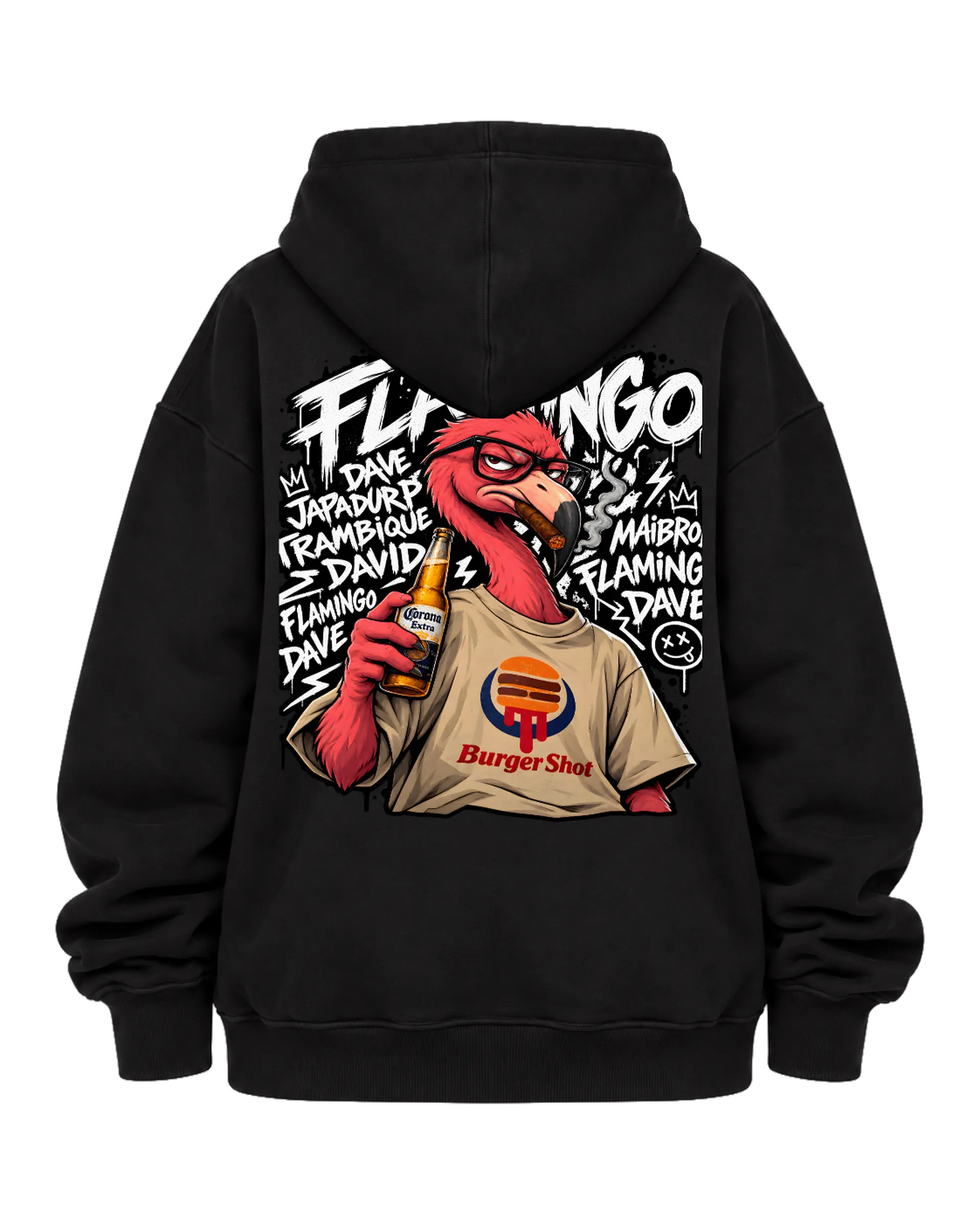 Blusa Moletom Flamingo BS - Davfury Streetwear Comp. ® de Davfury Streetwear Comp. — imagem 6 de 6