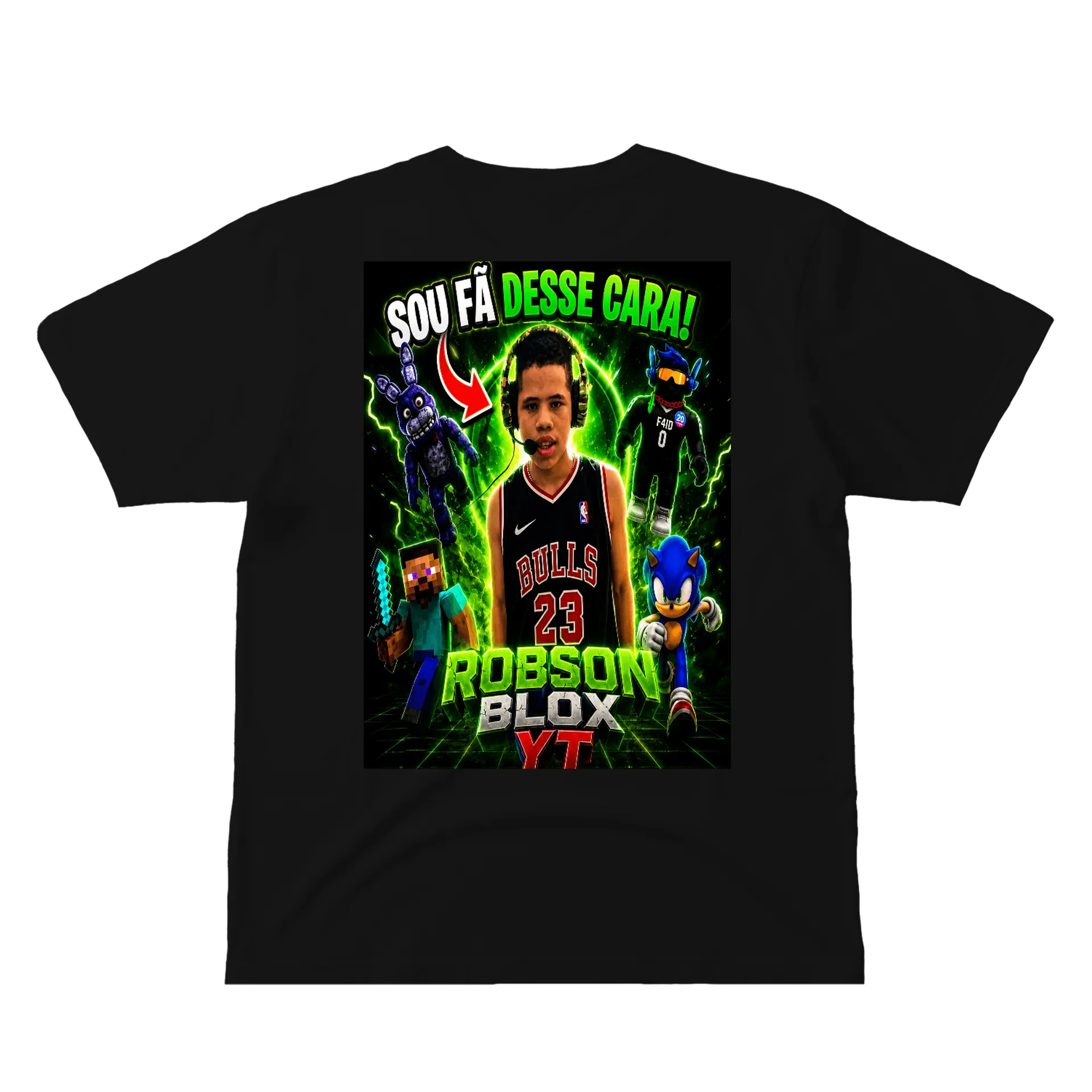 Camiseta dos fãs do Robson Blox YT  de RobsonBlox
