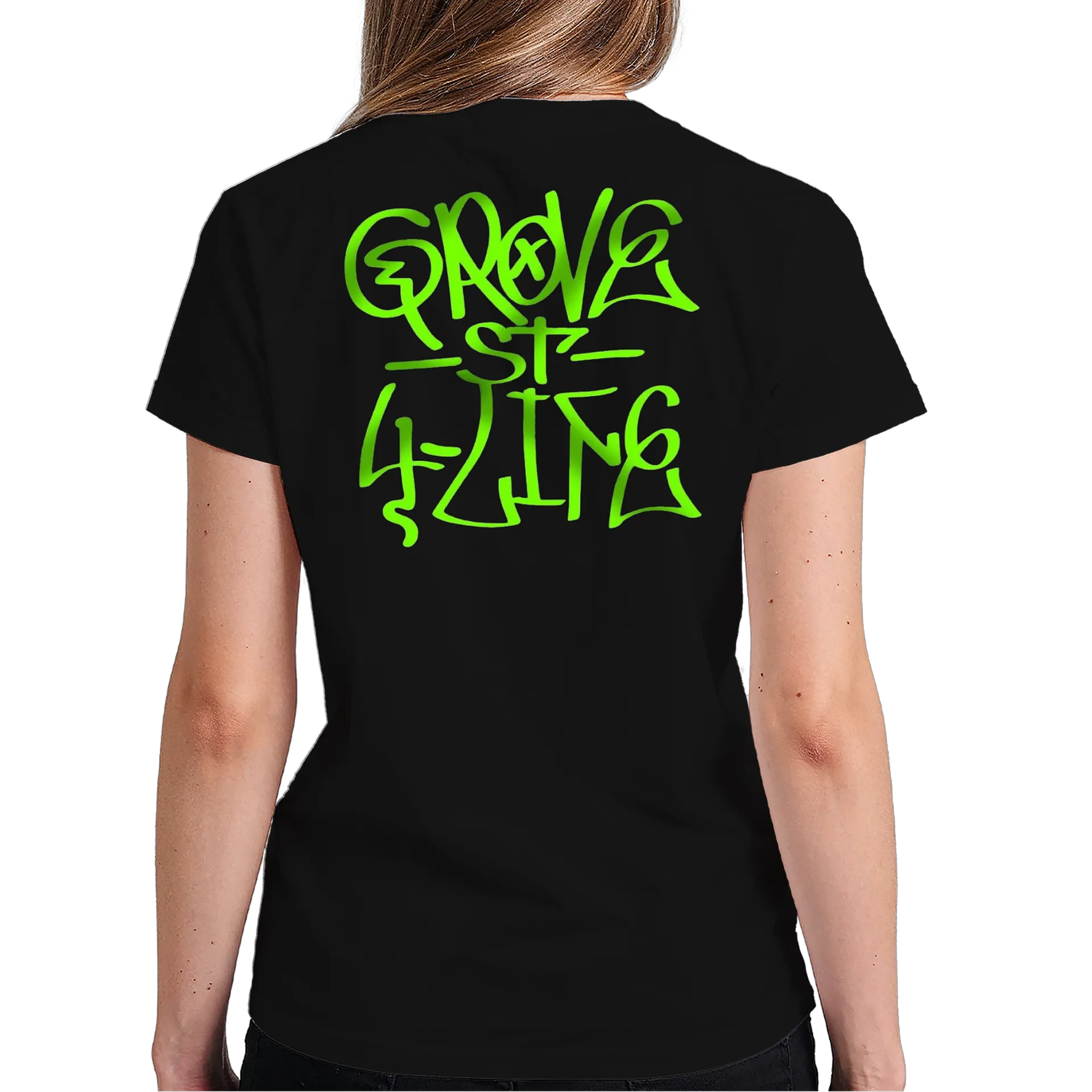 Camiseta Estampa Graffiti Grove Street 100% Algodão - Imagem 6