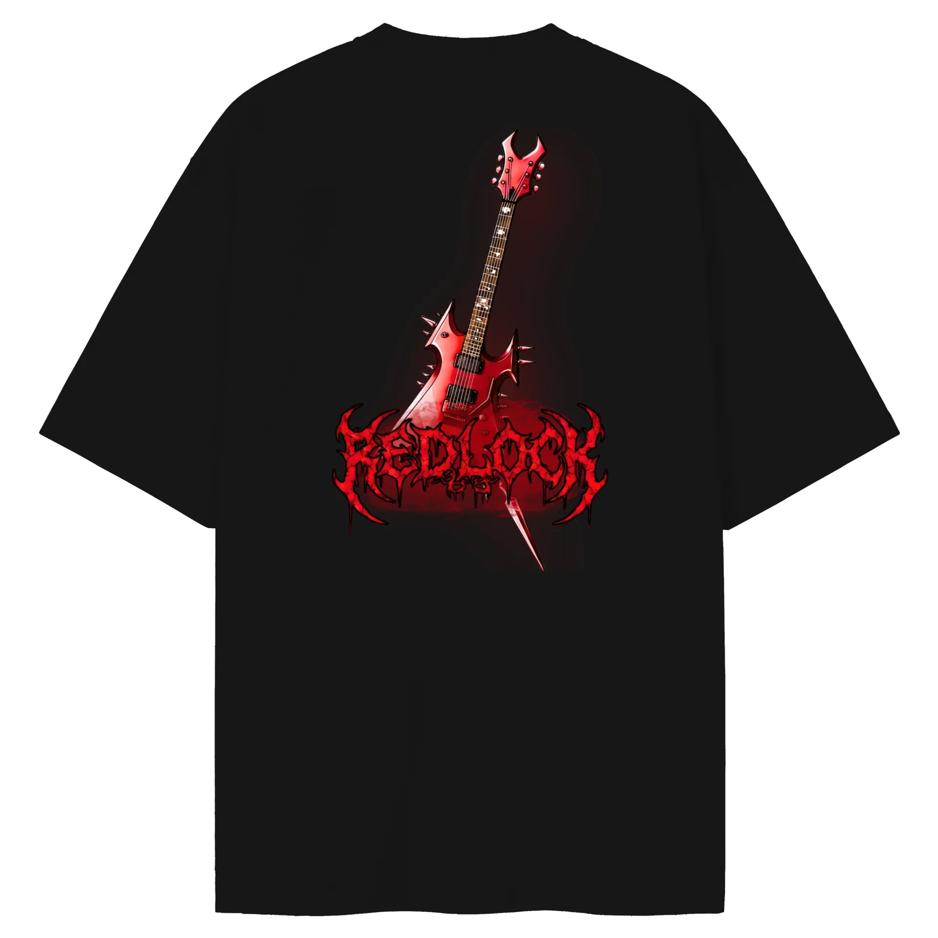 Camiseta Oversized RedLock🎸- War Never Seen de War Never Seen