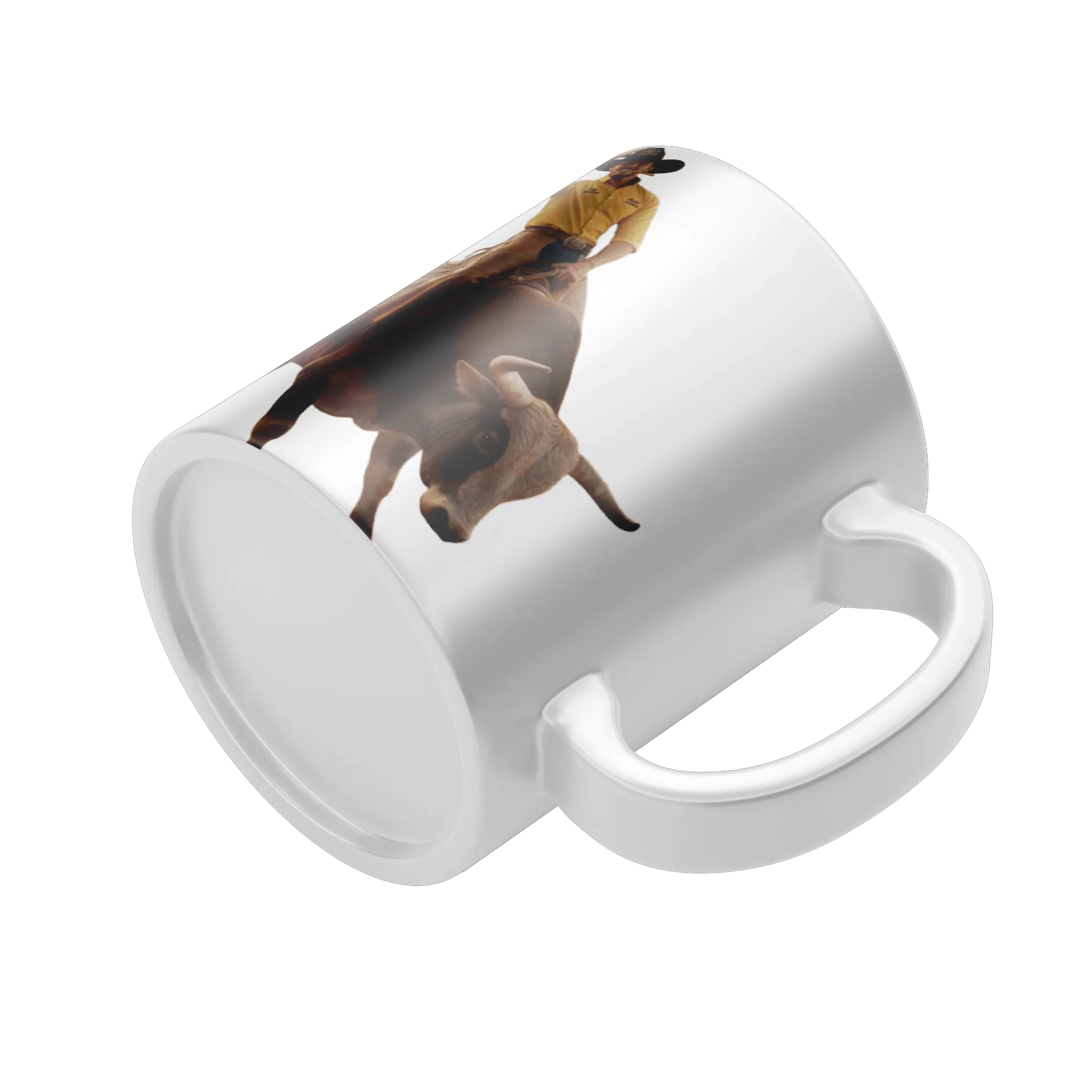Caneca Porcelana Fantasia Cowboys 325ml - Fivela de Ouro - Imagem 5