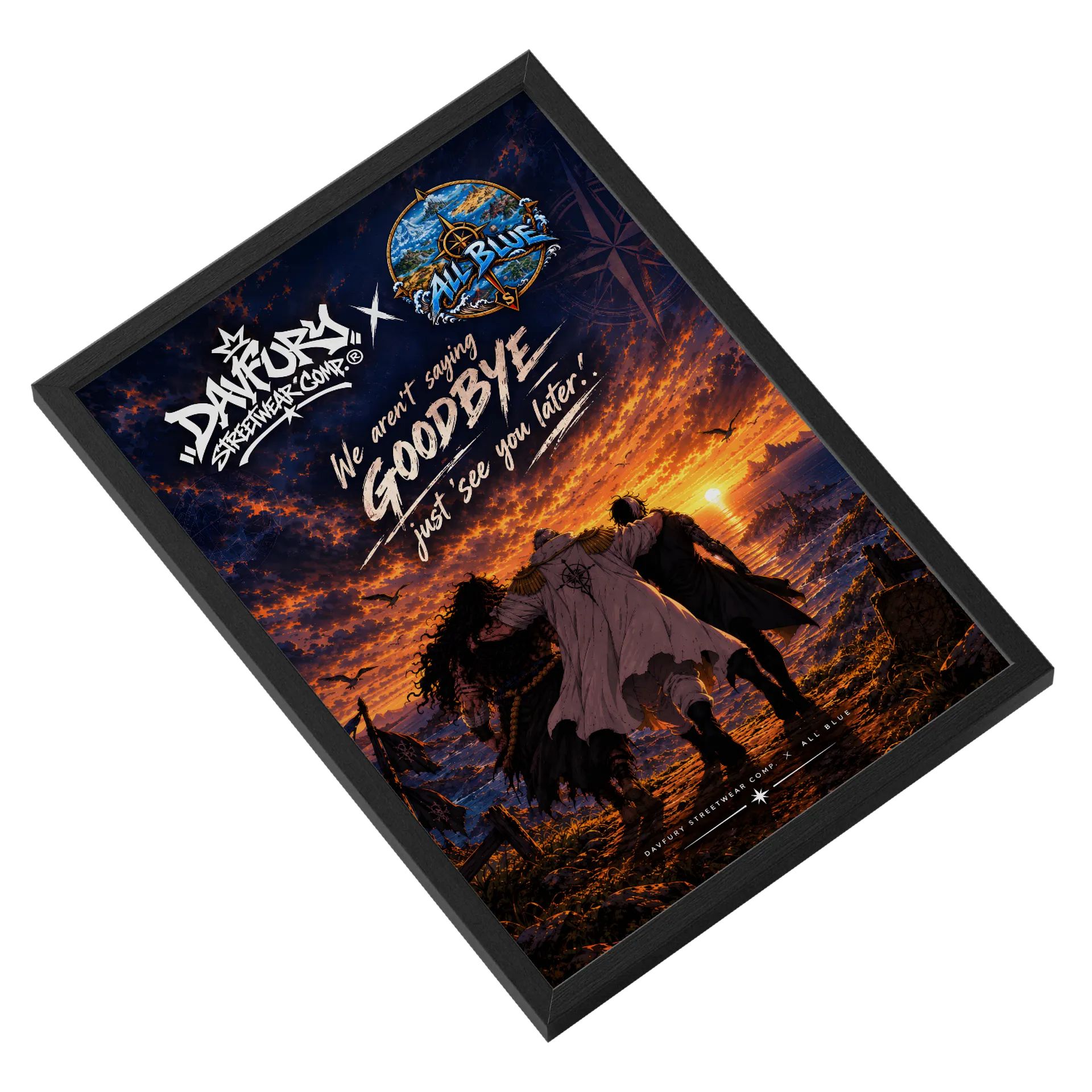 Quadro colab. Davfury Streetwear Comp. ® X RPG All Blue - Imagem 2