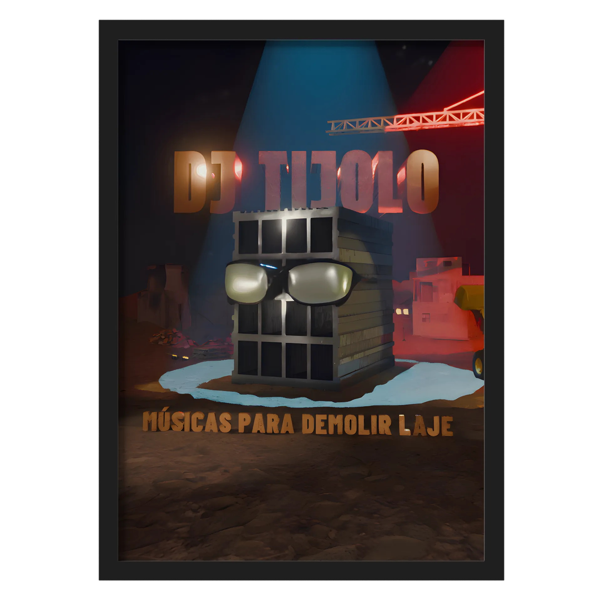 Quadro A3 - Músicas Para Demolir Laje - Imagem 1