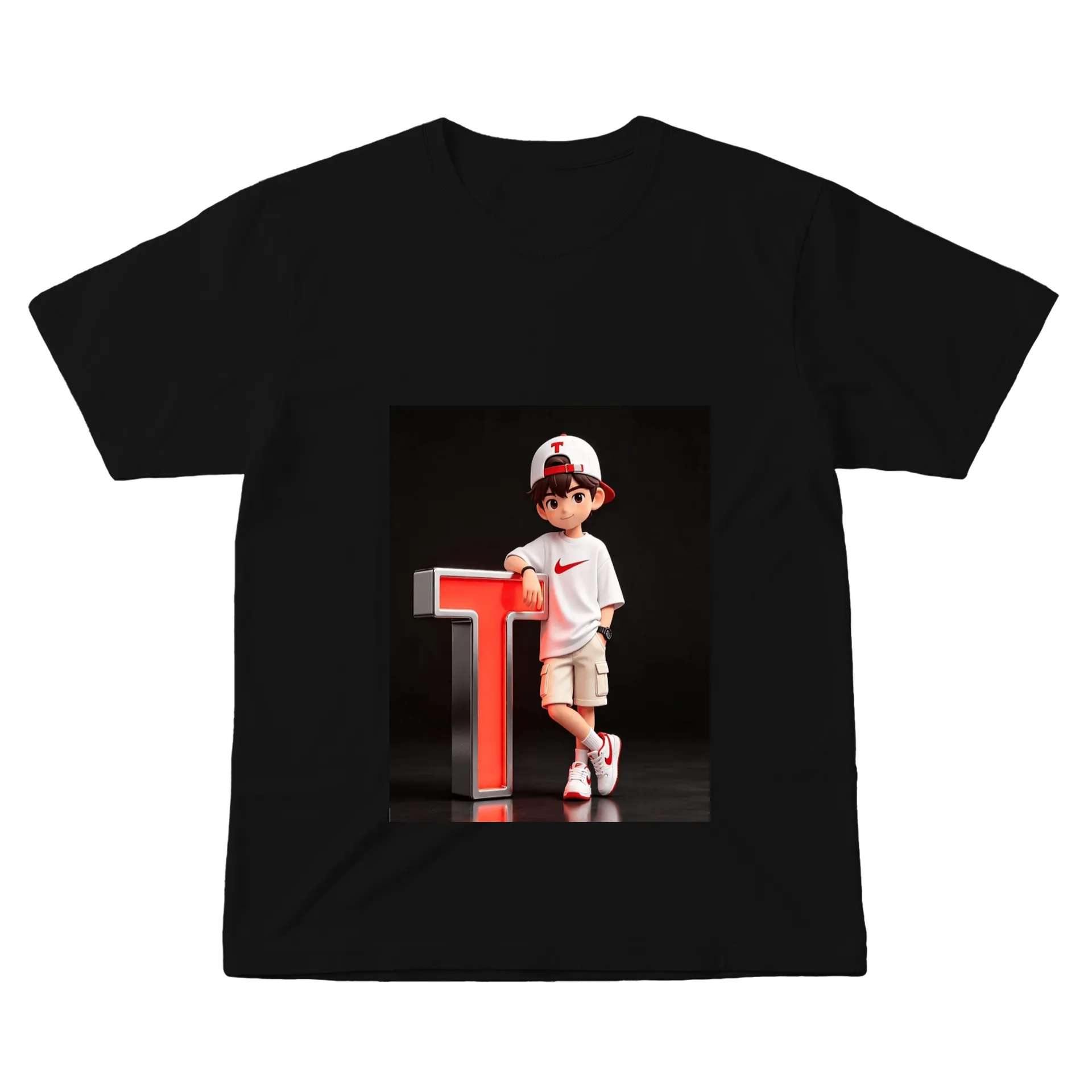 Camiseta Estampa Criança Casual Studio 100% Algodão de Clayton — imagem 1 de 6