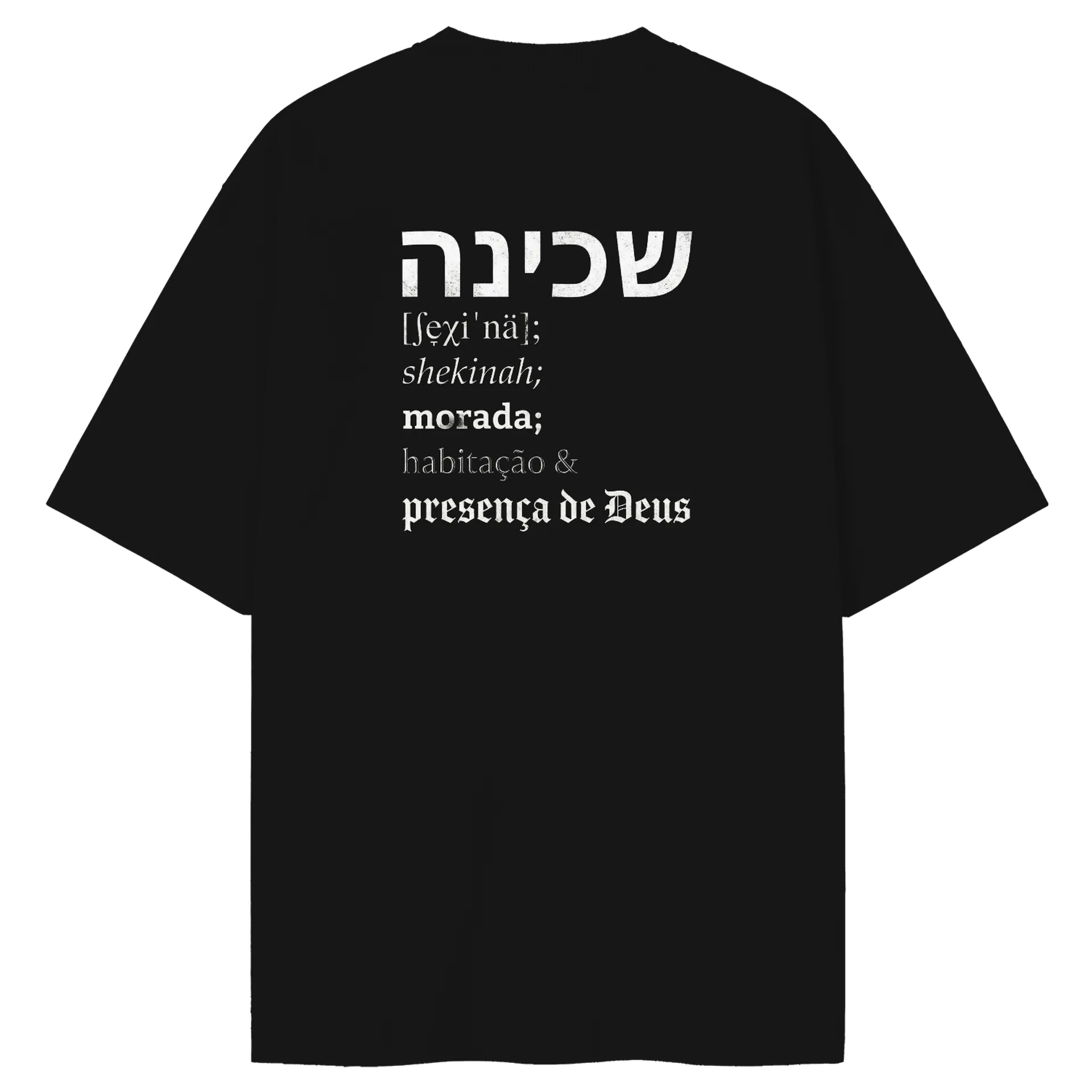 Camiseta SKN Hebraico Black - Imagem 2