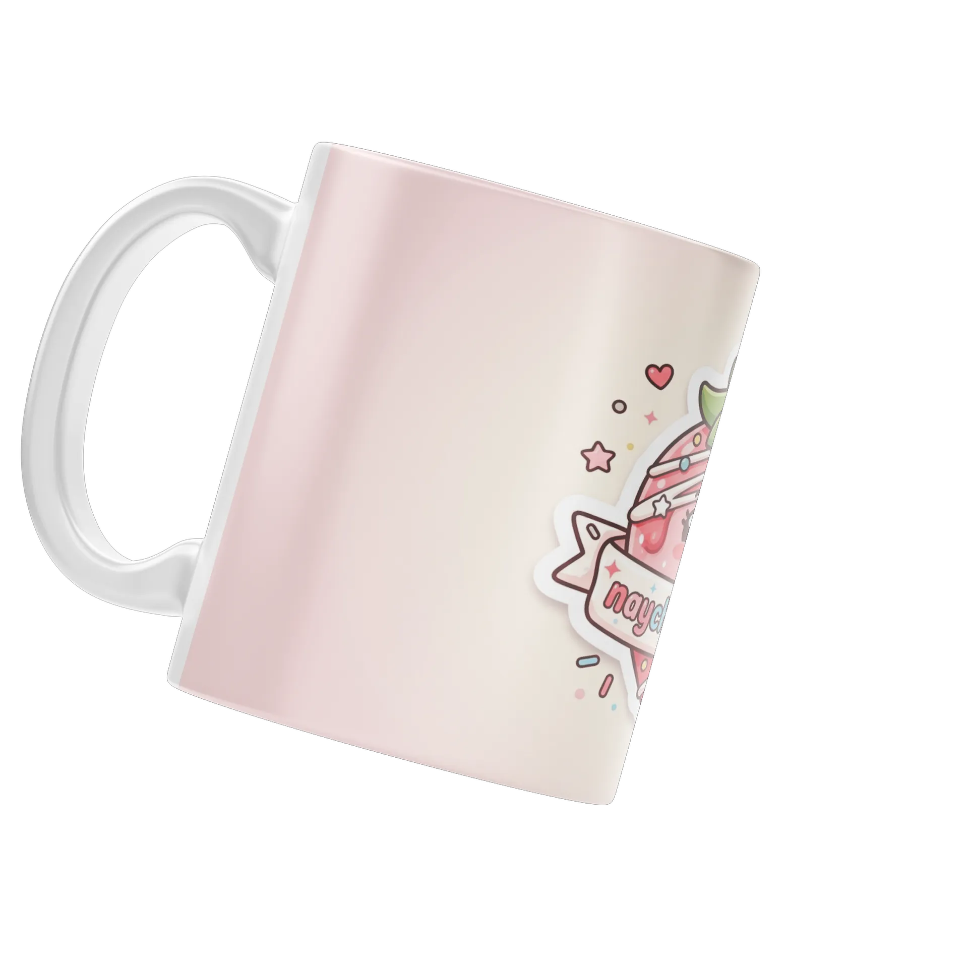 Caneca Morango Cartoon Logotipo Haychronstreamer's 325ml - Imagem 3
