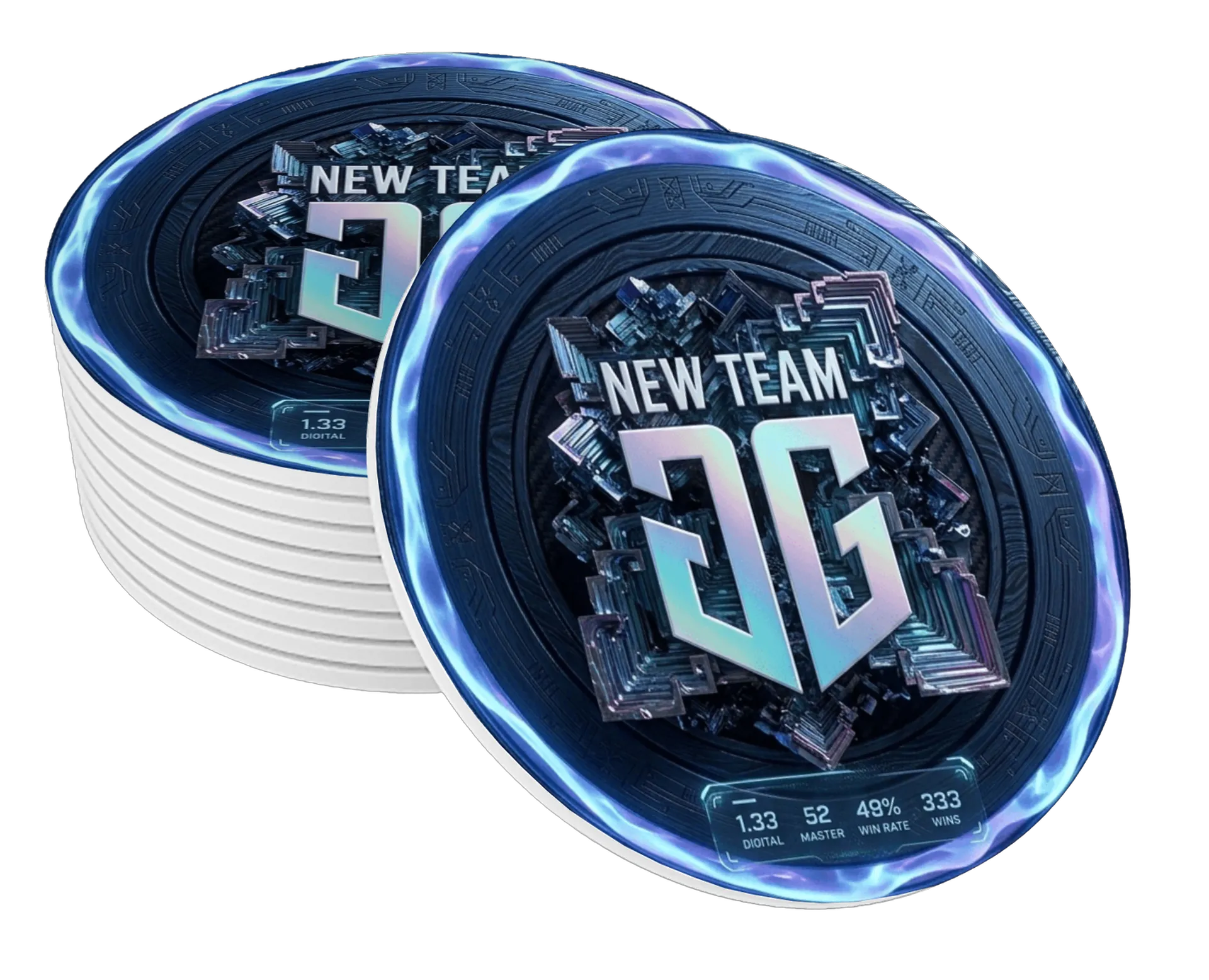 Porta-copo New Team 01 MDF - Imagem 1